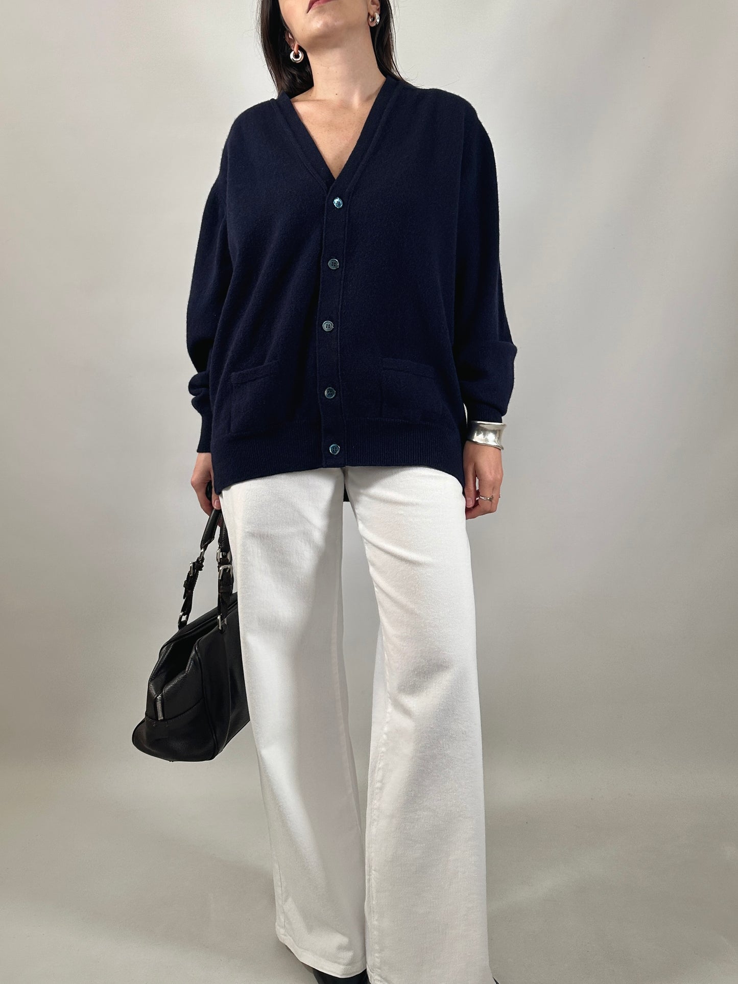 Luxury Geelong Lambswool Cardigan Made in Scotland