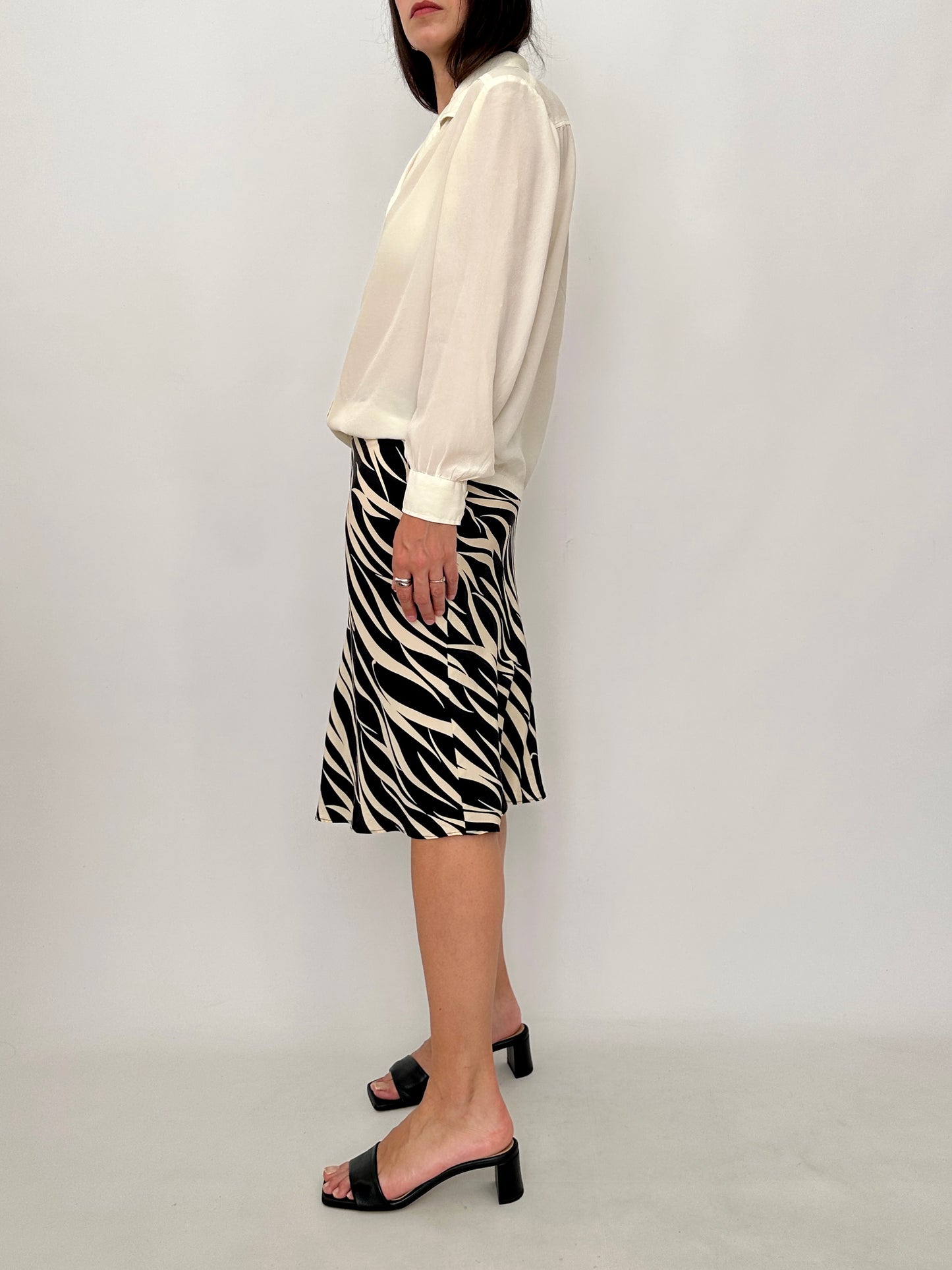 Vintage Ivory Silk Shirt