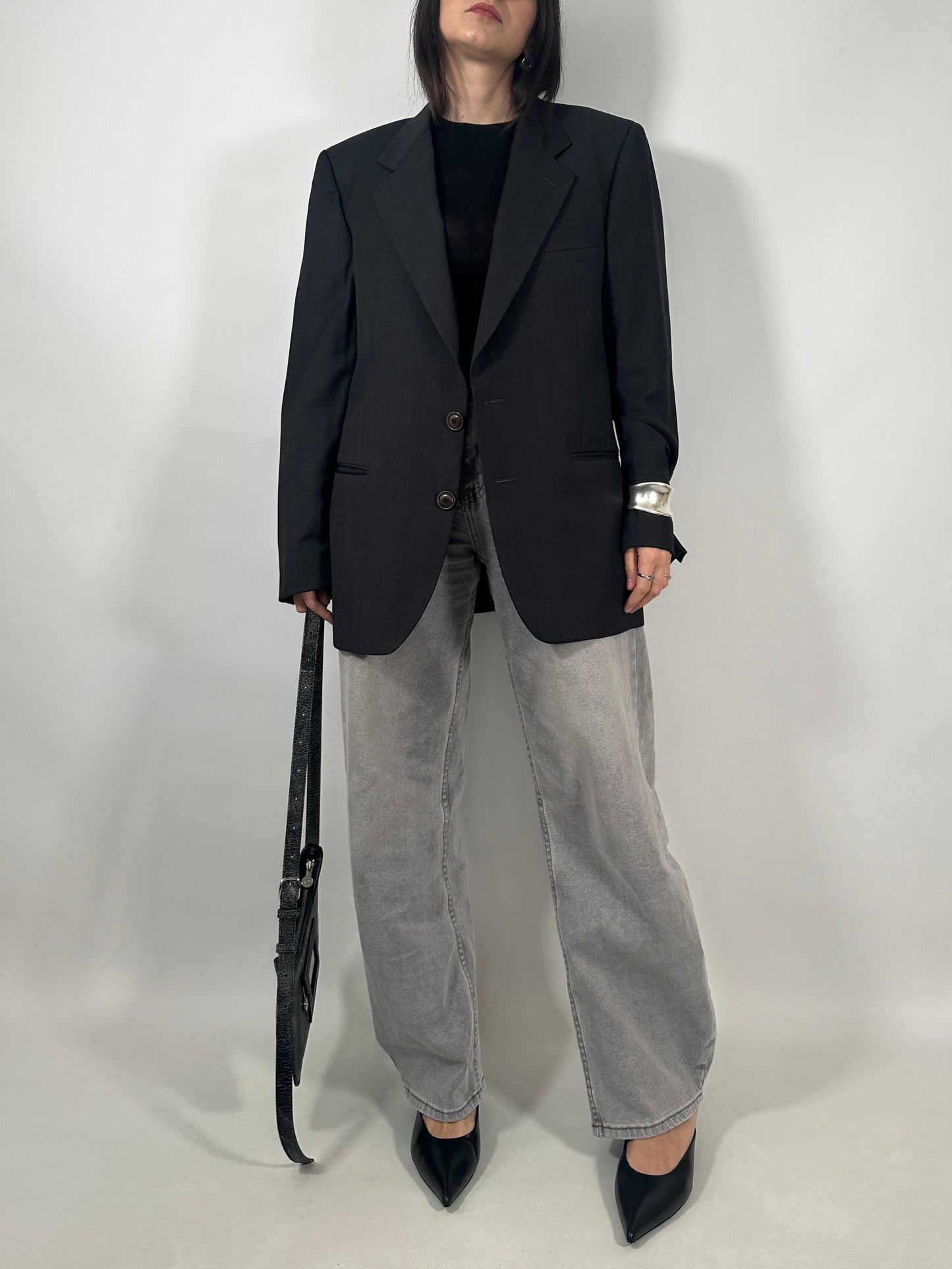 Vintage Tailored Wool Blazer