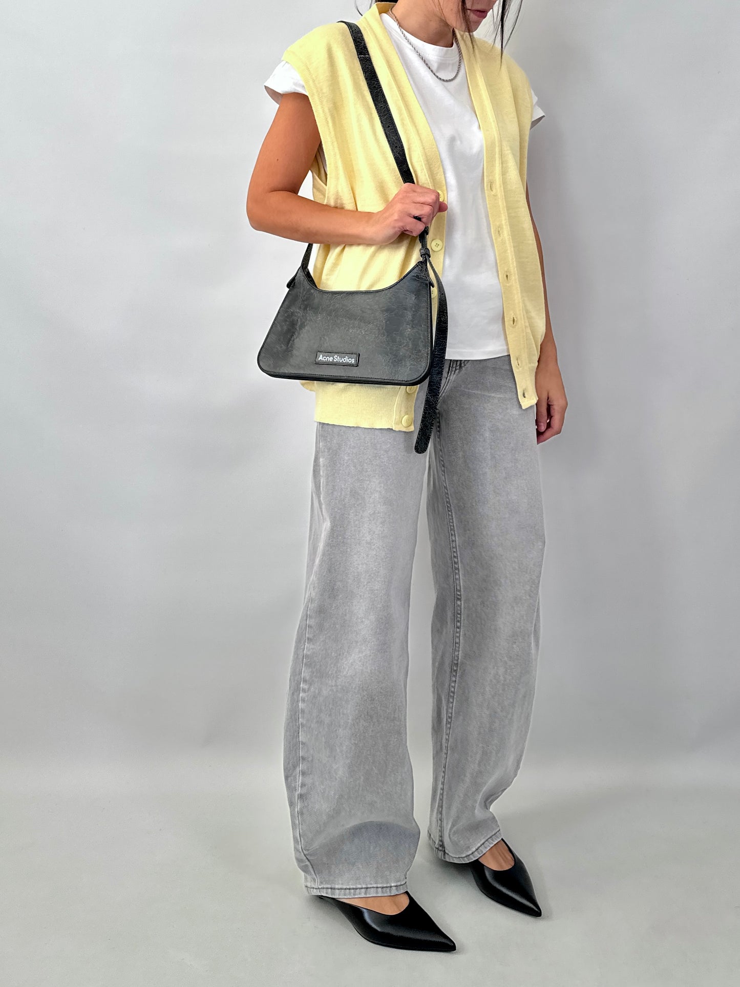 Button front sweater vest