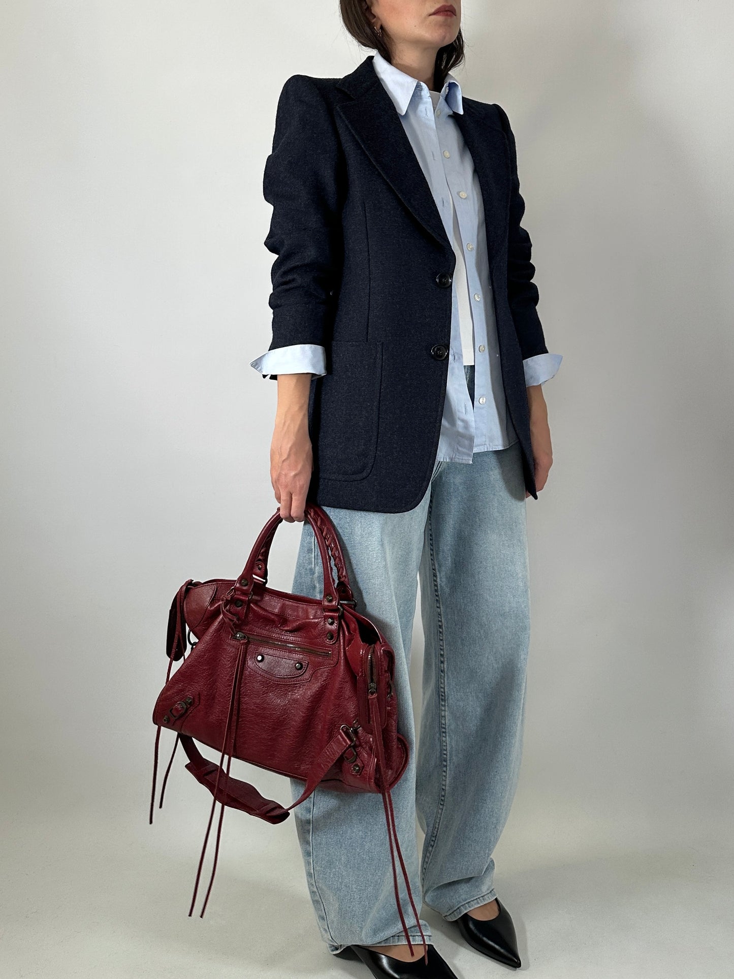 Slim fit blue blazer