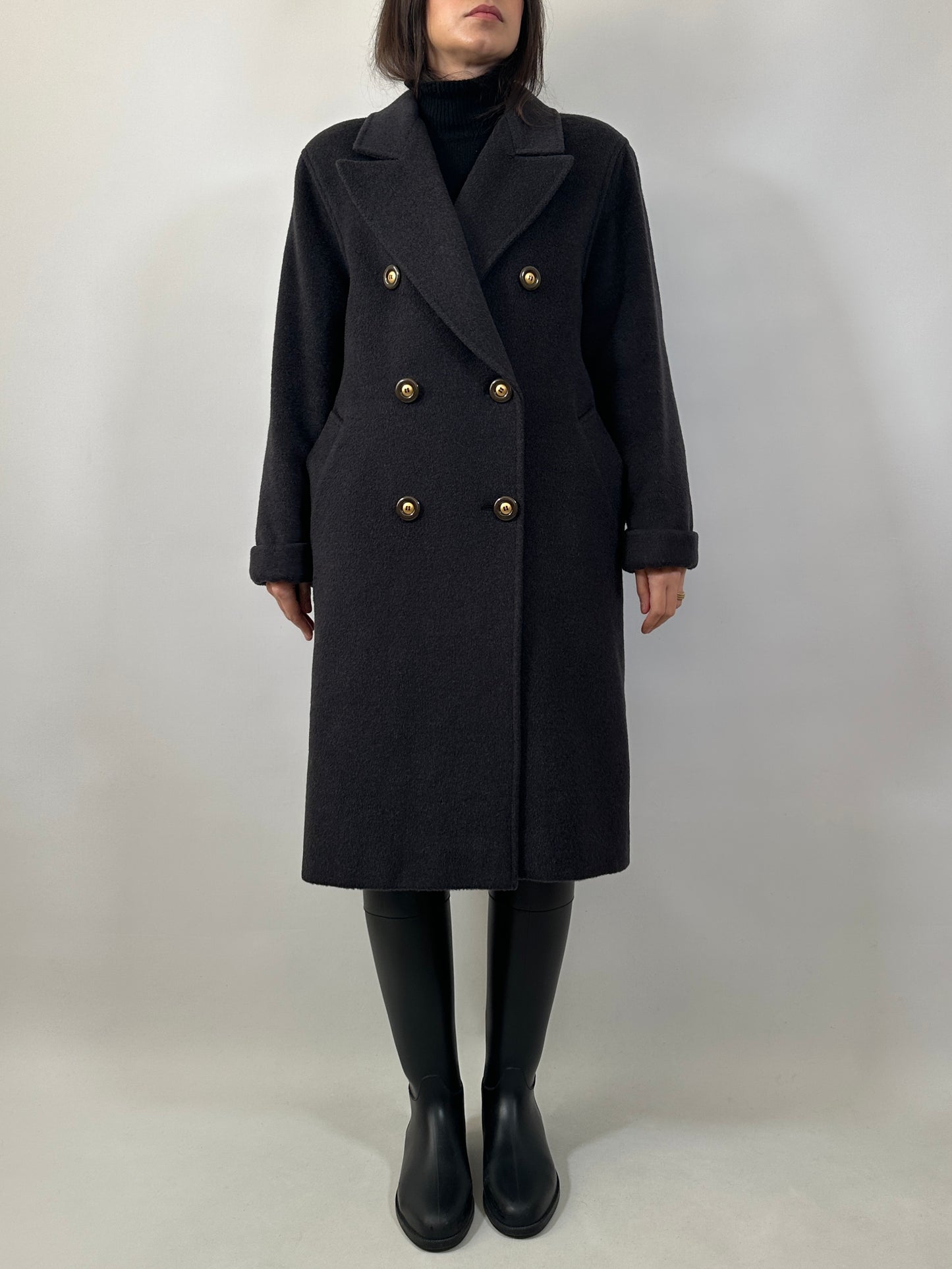 Piacenza Wool Double-Breasted Coat