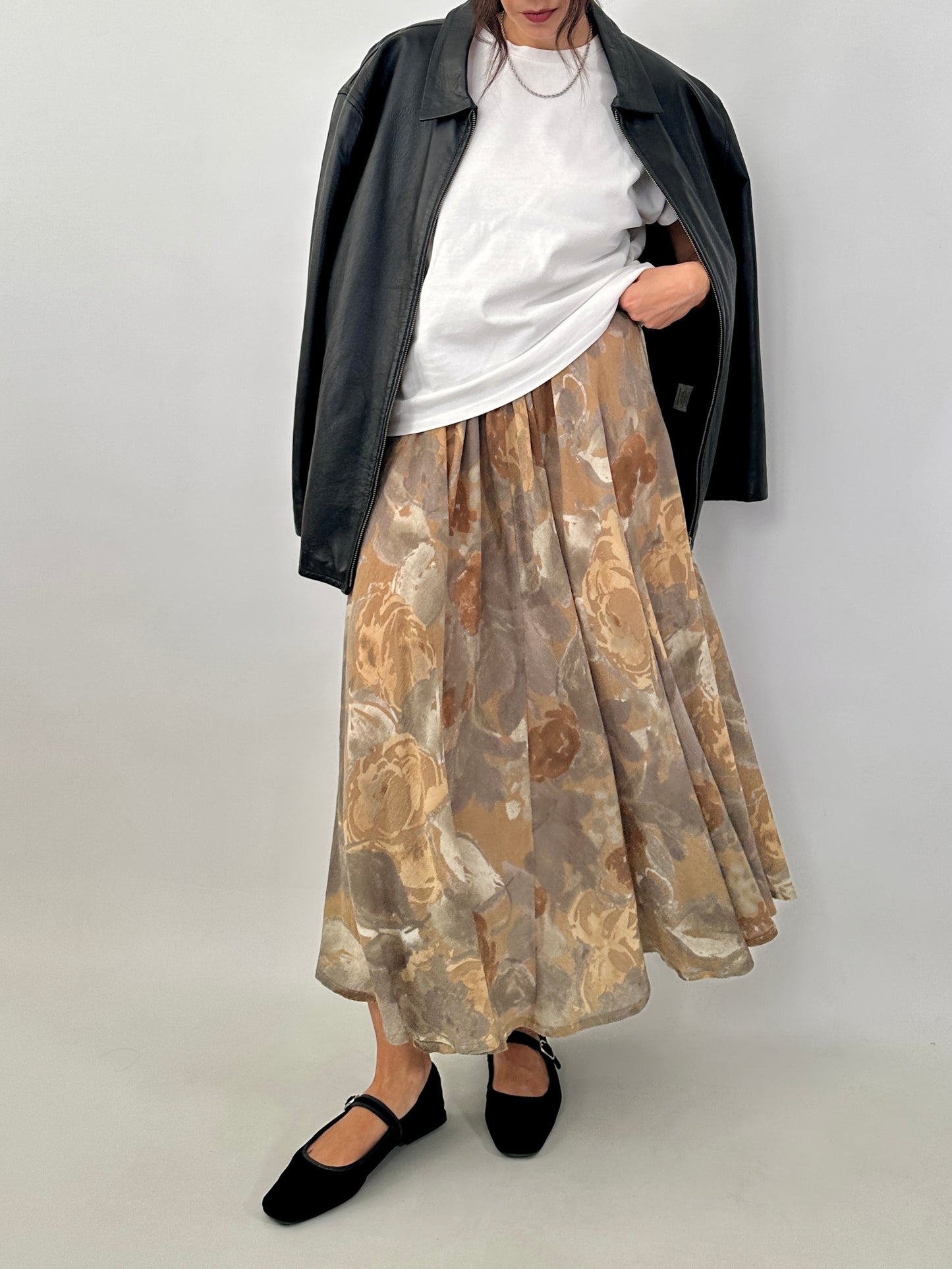 Marella floral maxi skirt