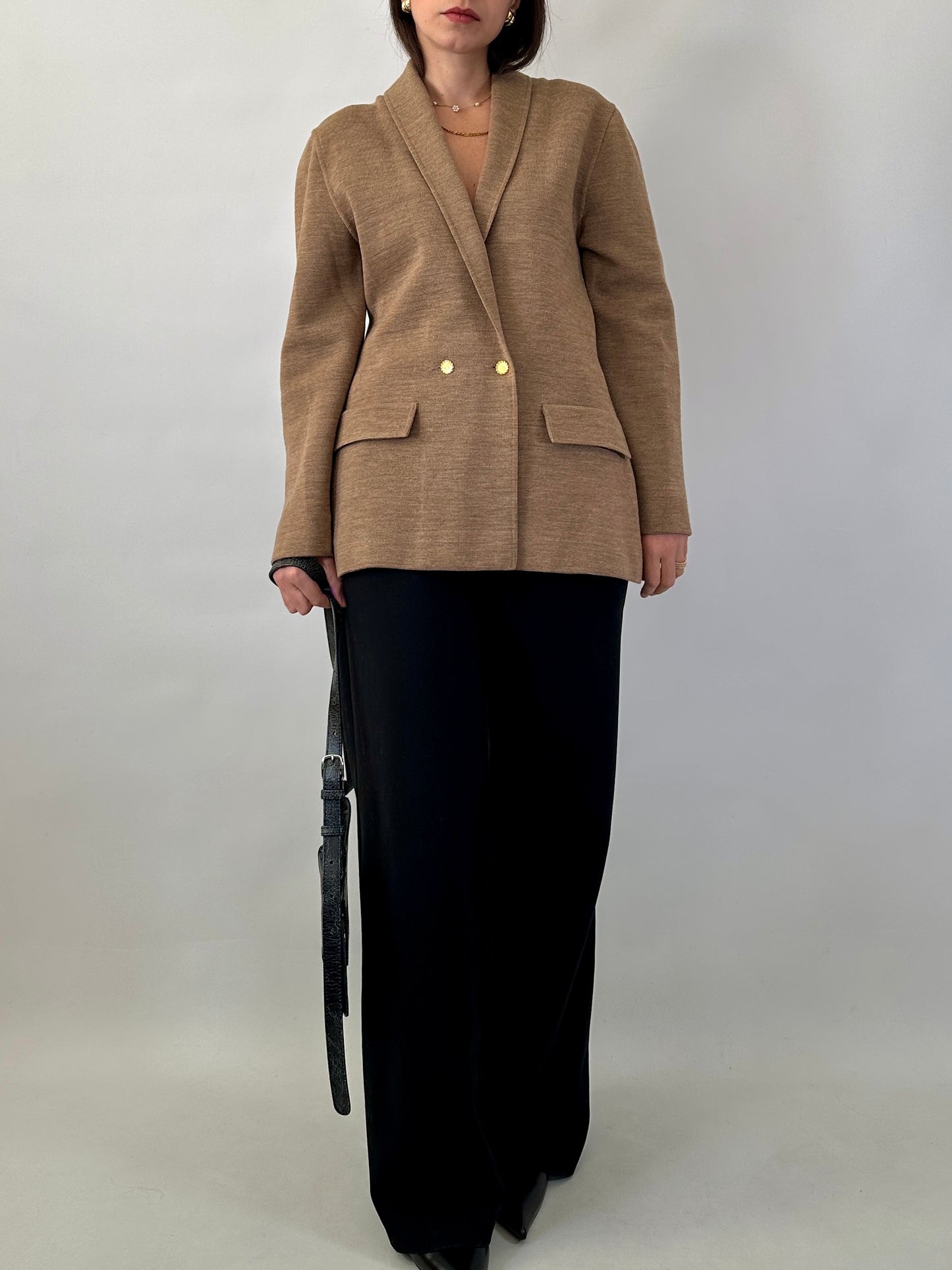 Vintage knitted wool jacket