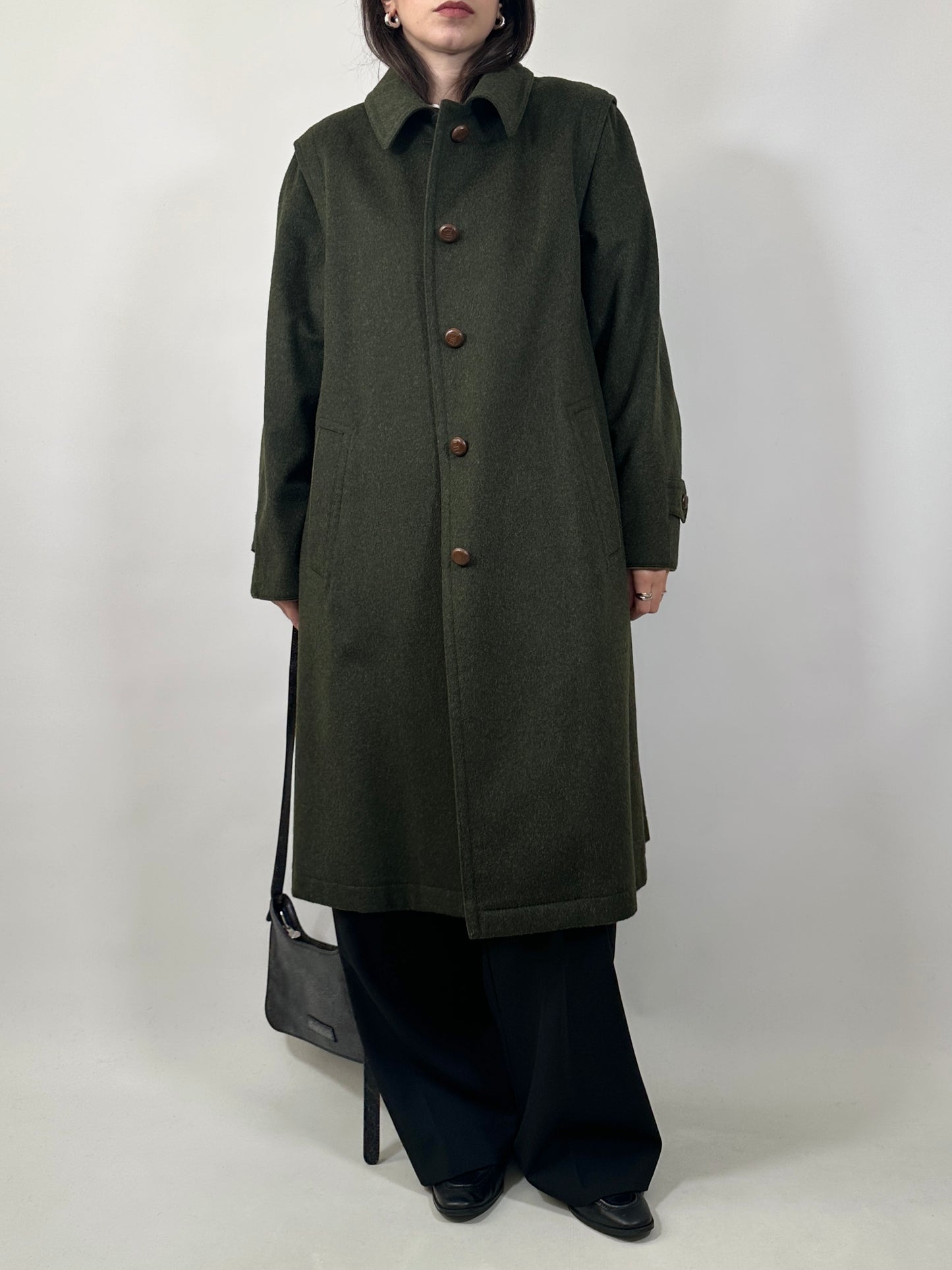 Original Green Loden Wool&Alpaca Coat