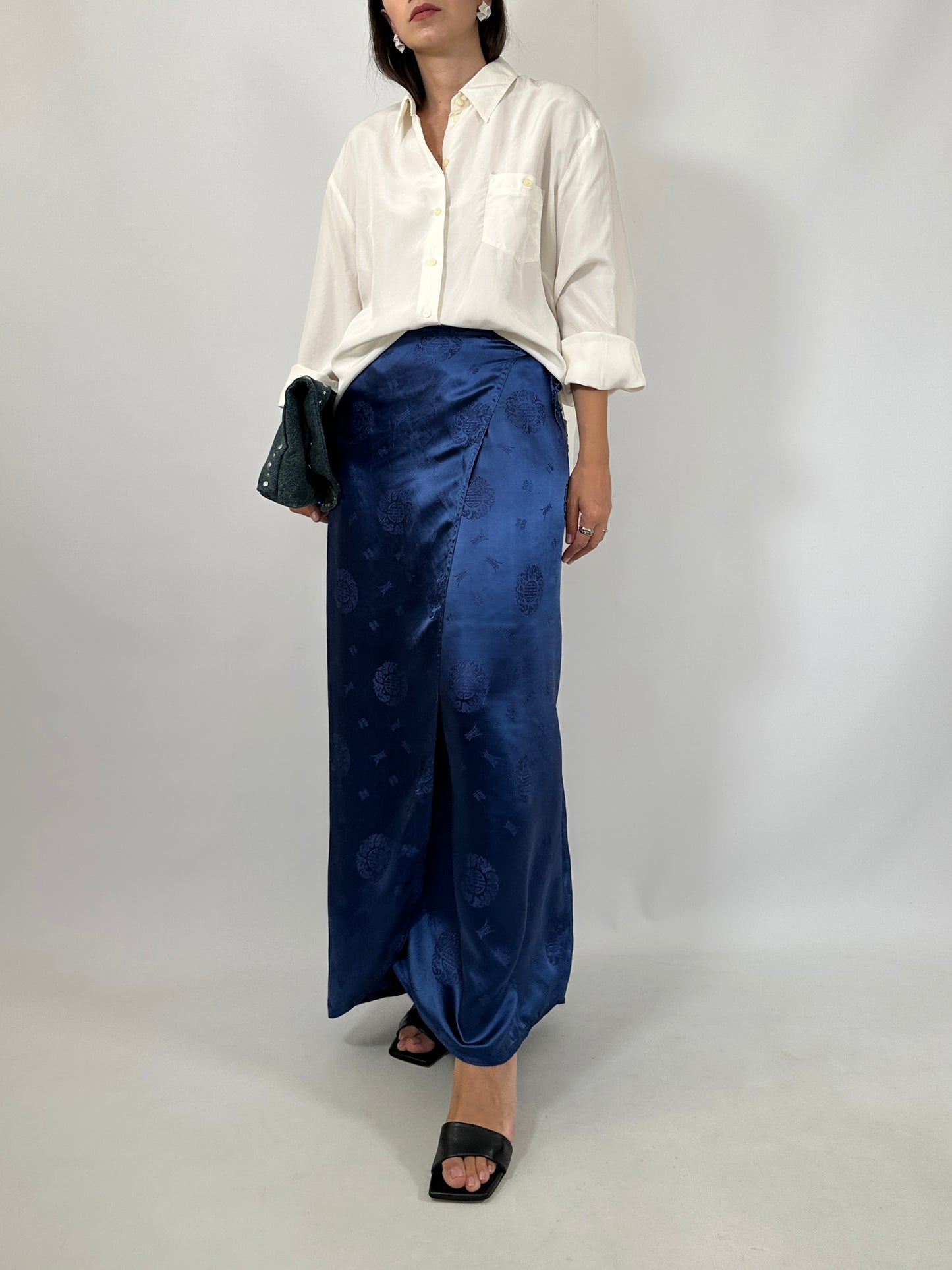 Essential Oversized Silk Shirt