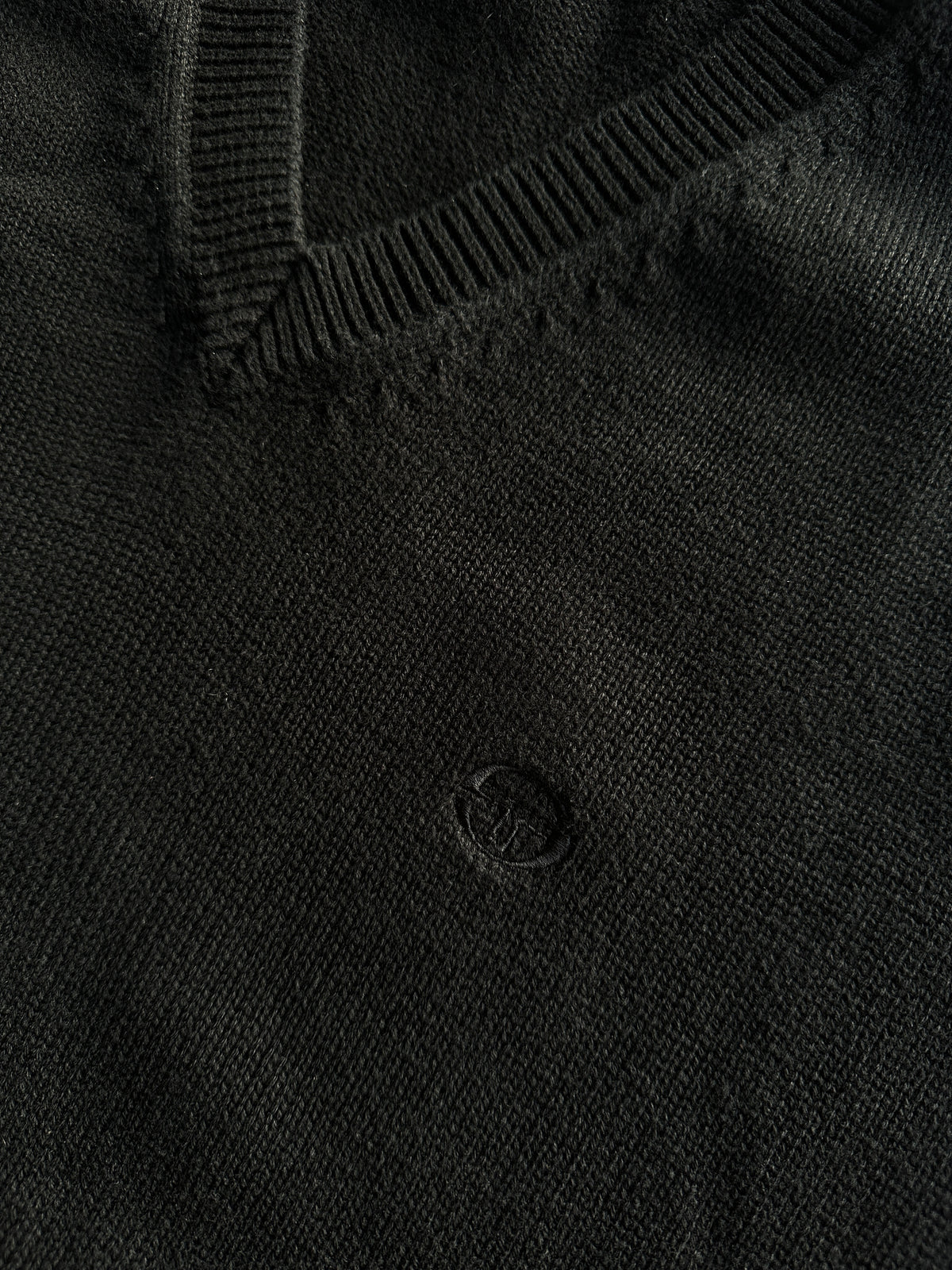 100% Cotton V-Neck Sweater