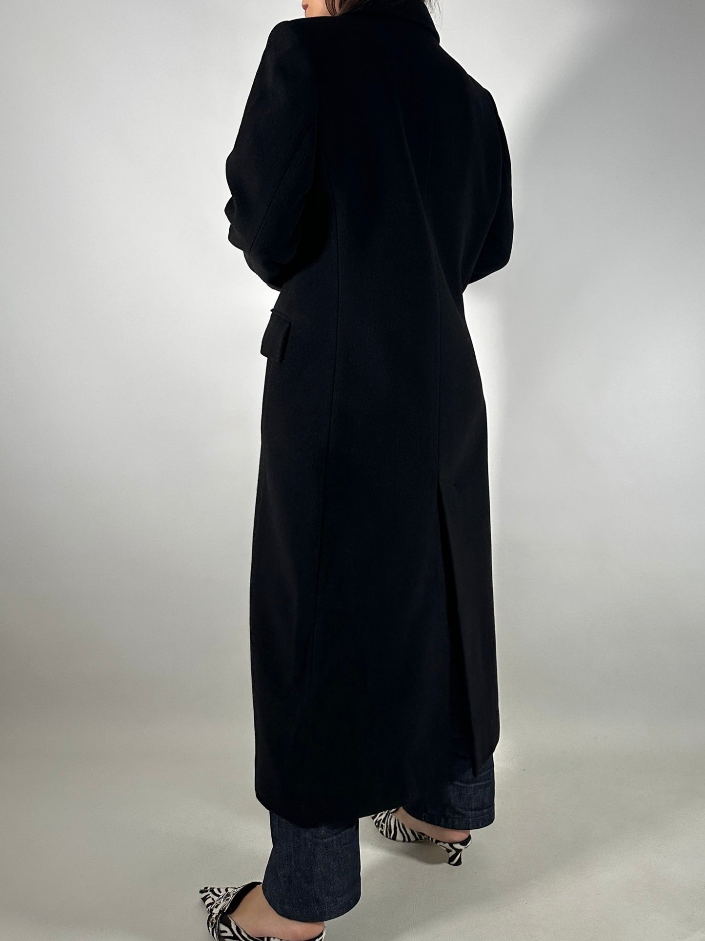 Long Tailored Wool&Cashmere Coat