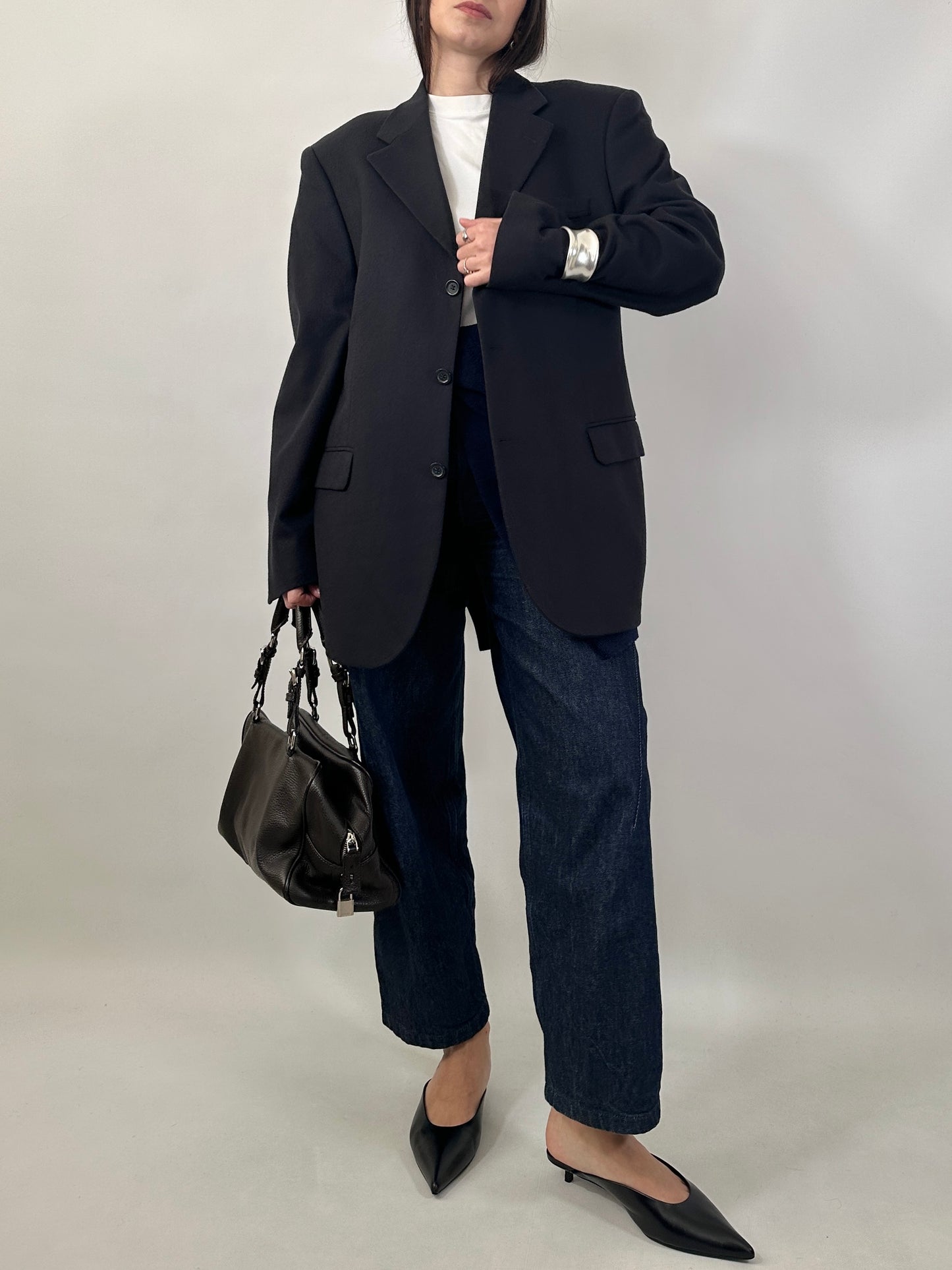 Tailored Cashmere Blend Blazer