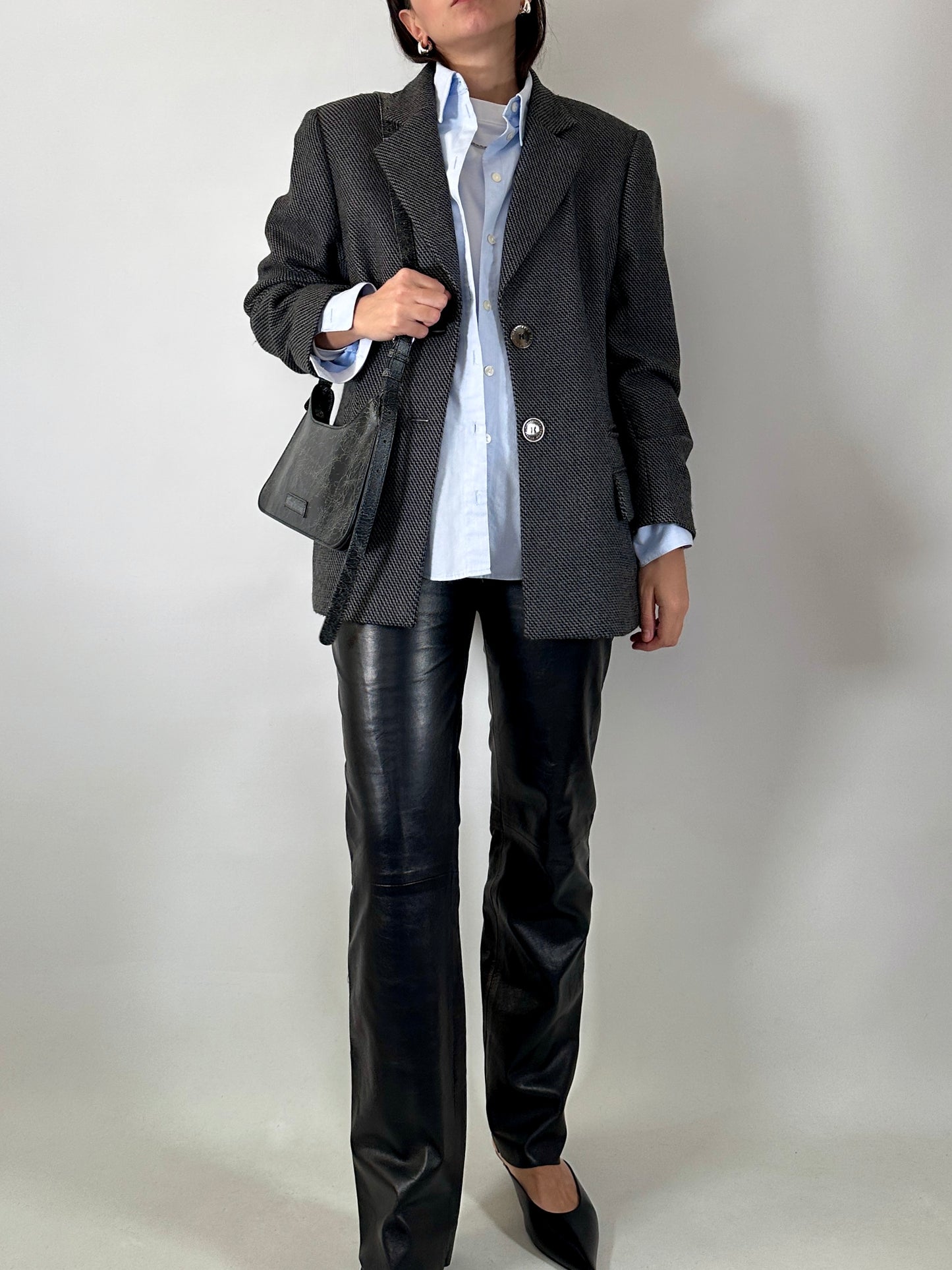 Vintage Ferré textured wool jacket