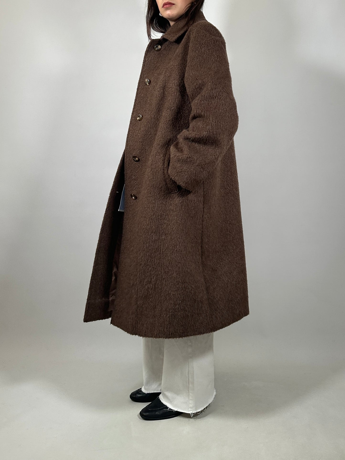 Vintage Llama Wool Coat