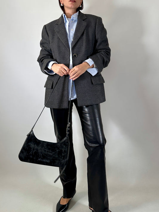 Vintage Ferré textured wool jacket