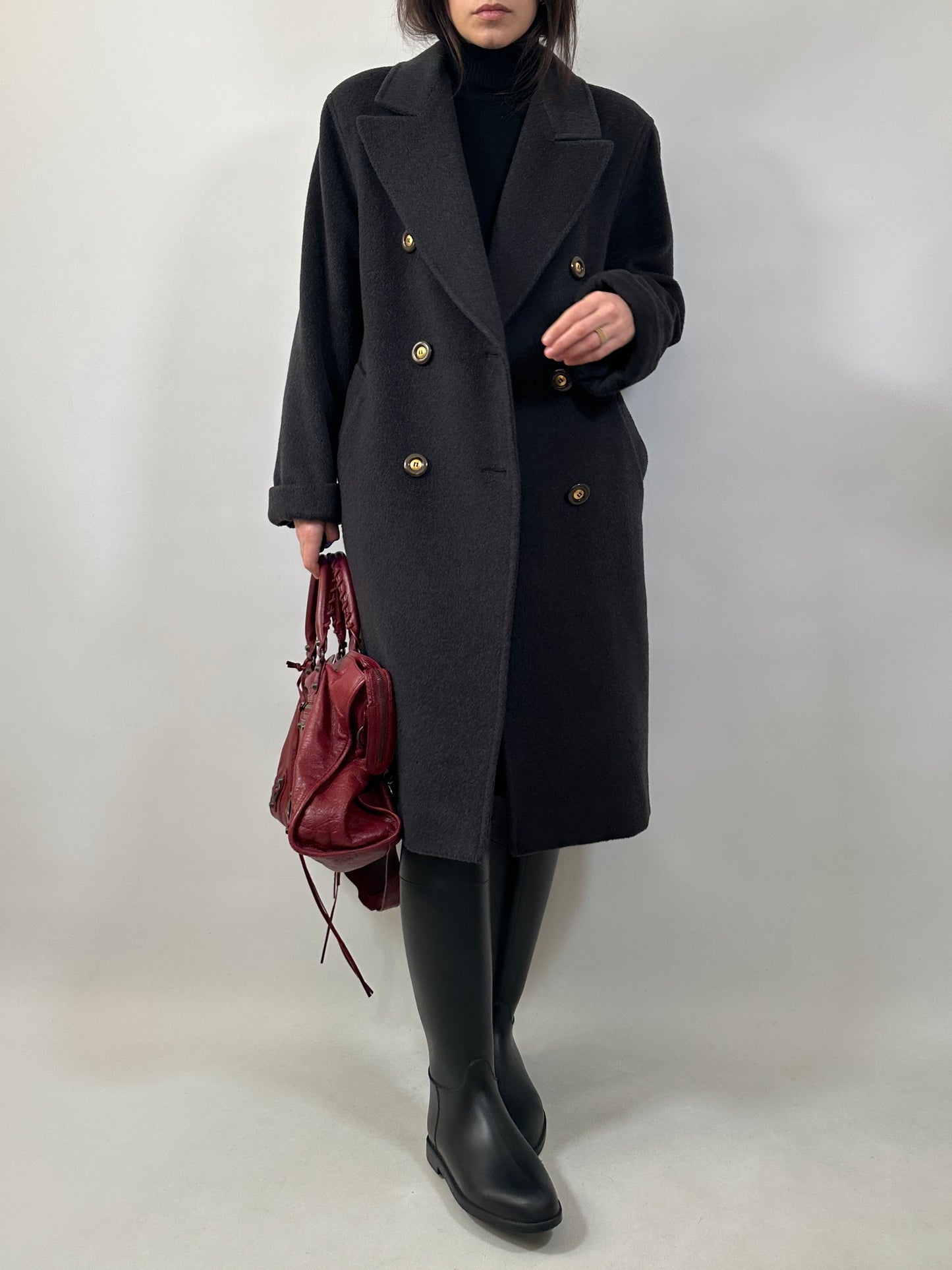 Piacenza Wool Double-Breasted Coat