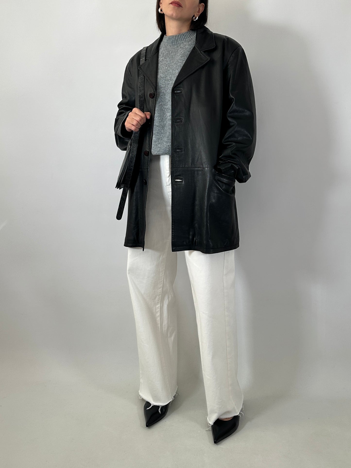 Classic soft leather jacket