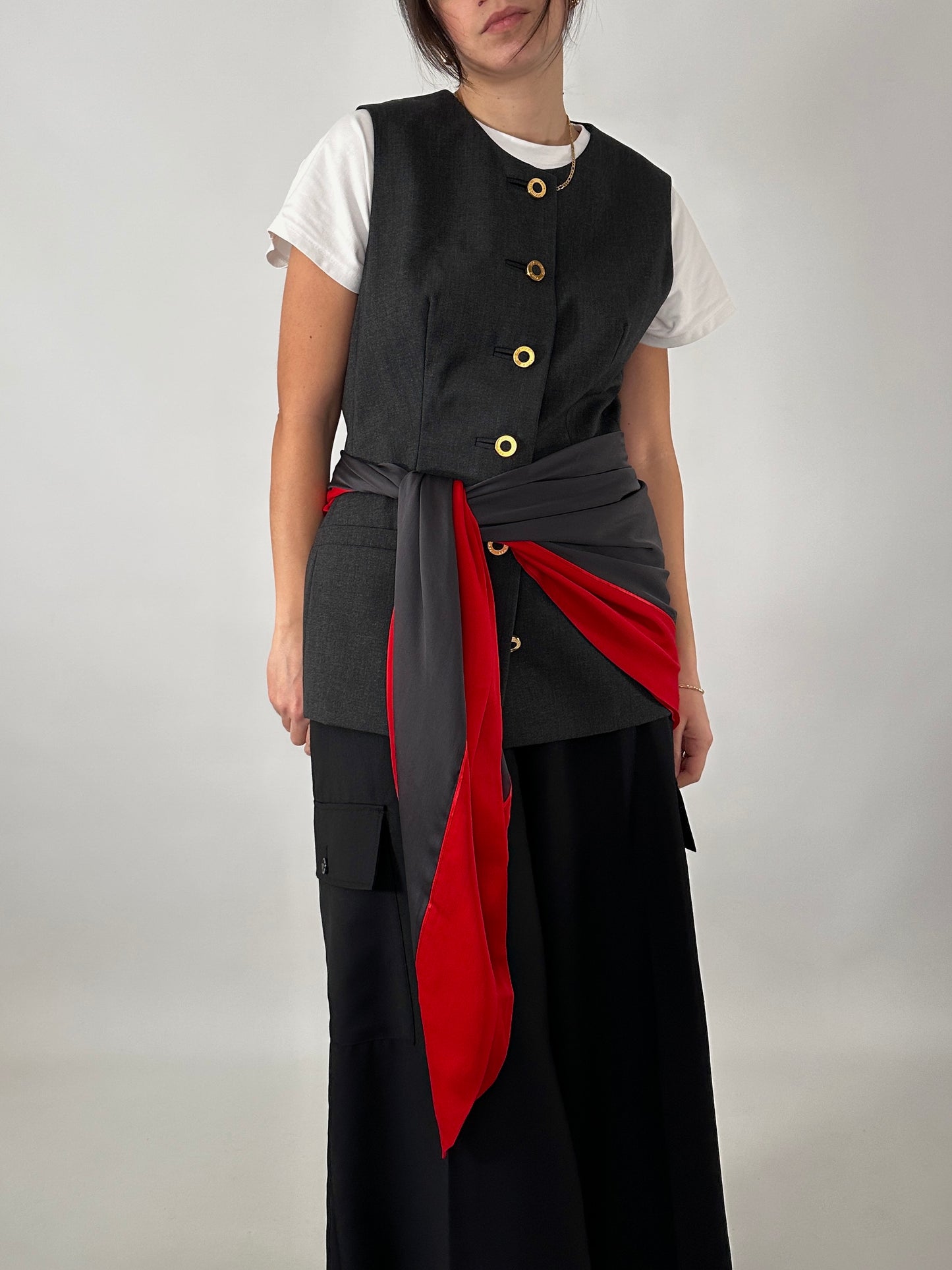 Giorgio Armani maxi square silk scarf