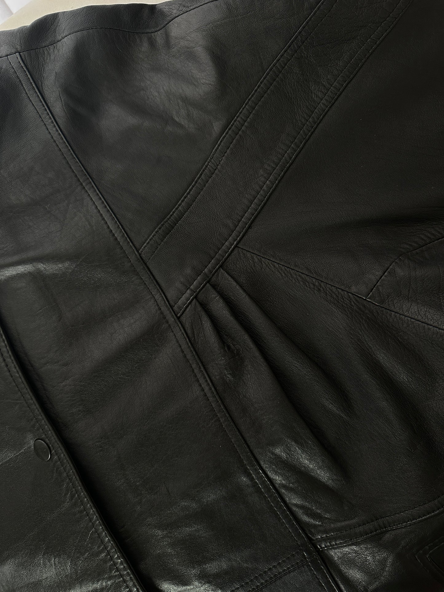 80s bomber jacket in real leather