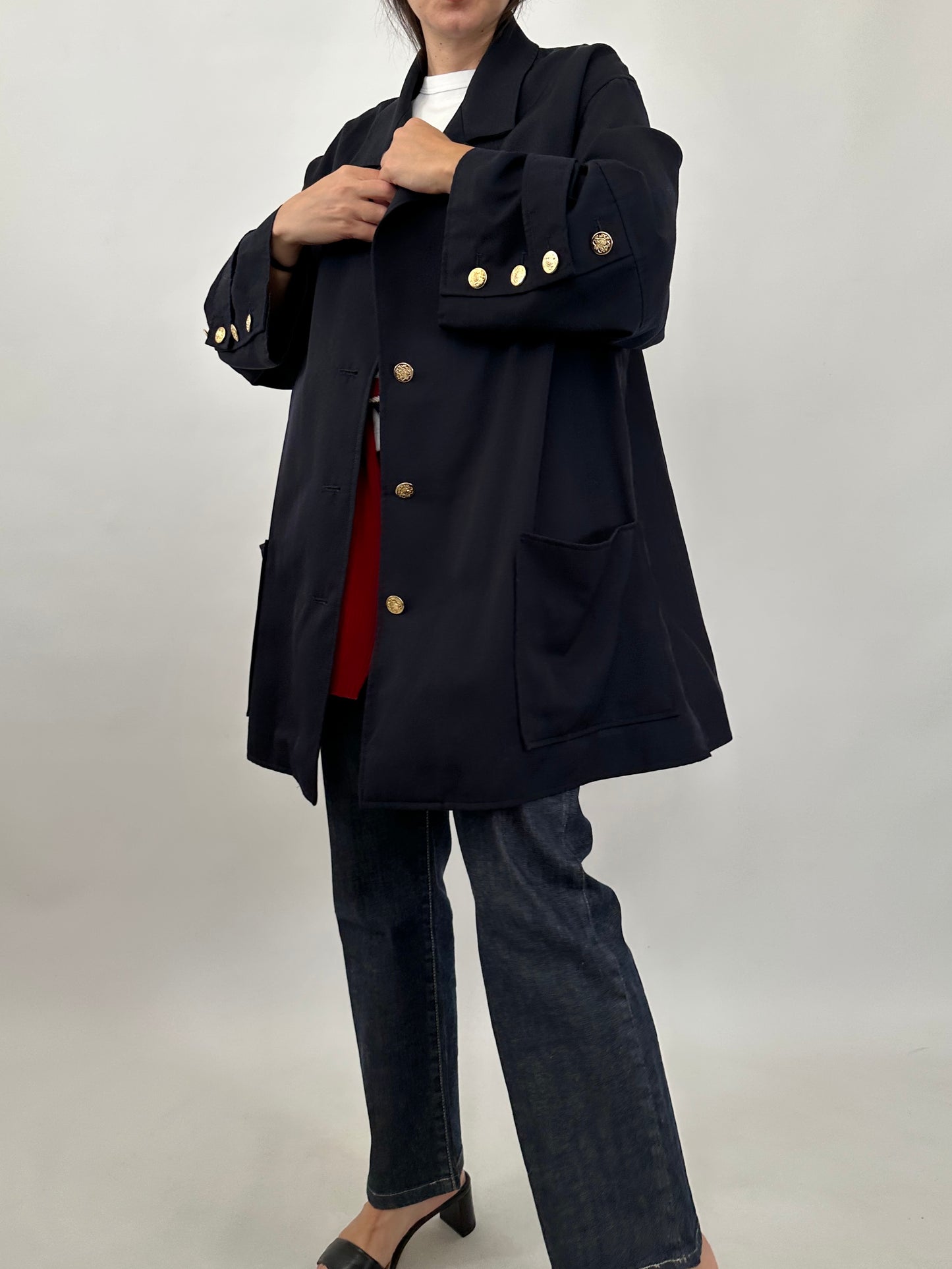 Vintage Lightweight Navy Jacket