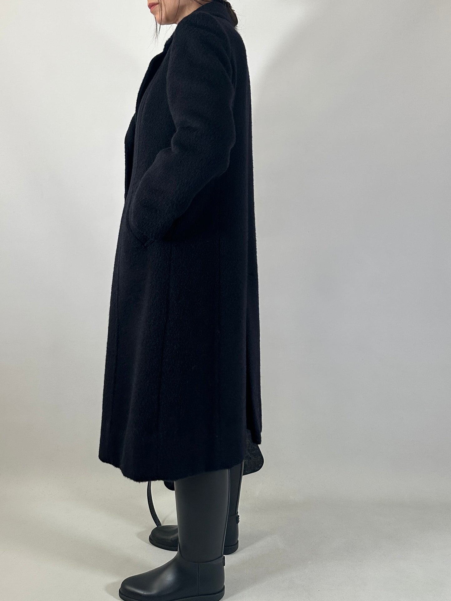 Vintage brushed wool coat