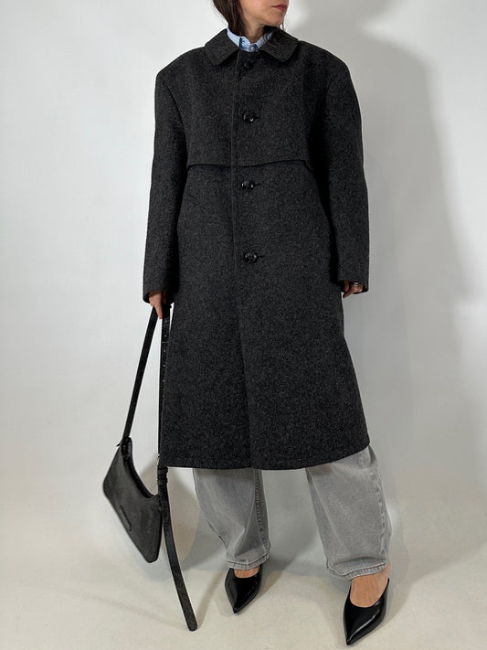 Vintage gray Loden coat