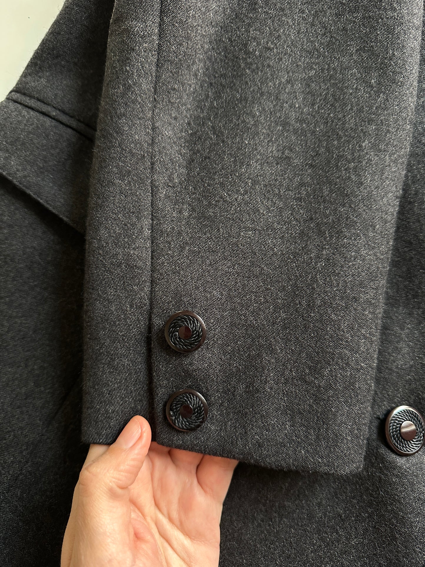 Vintage Roccobarocco Brushed Wool Blazer