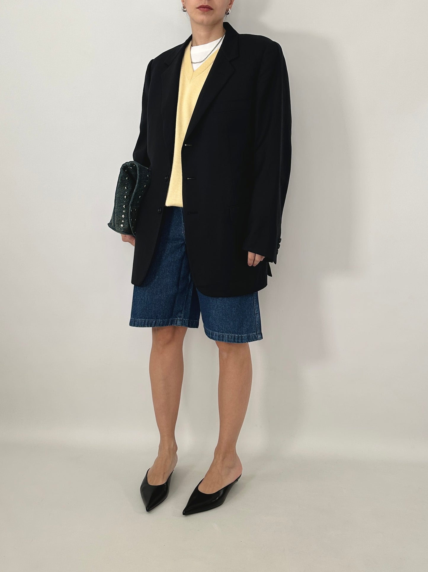 Vintage Burberry blue tailored jacket
