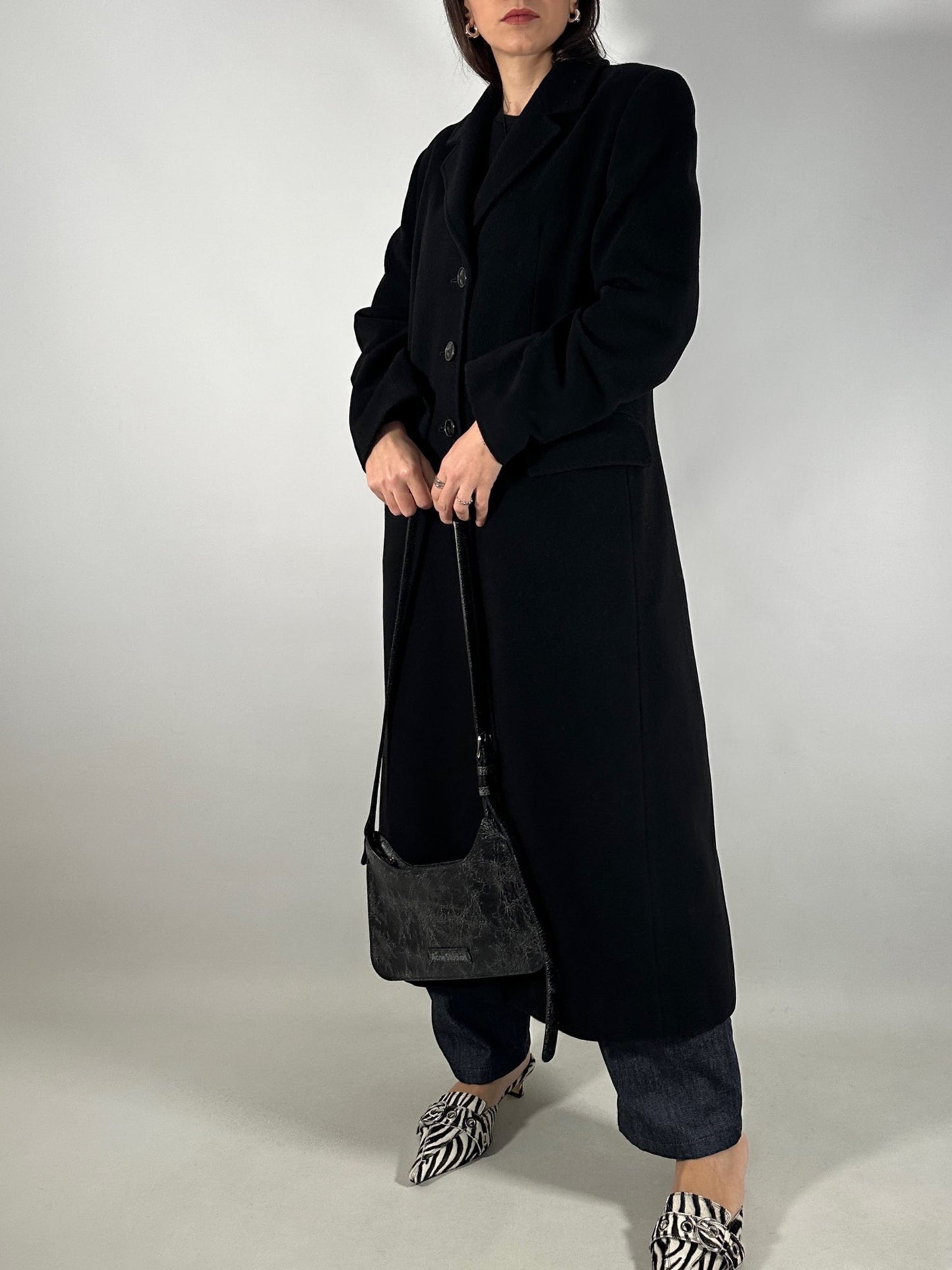 Long Tailored Wool&Cashmere Coat
