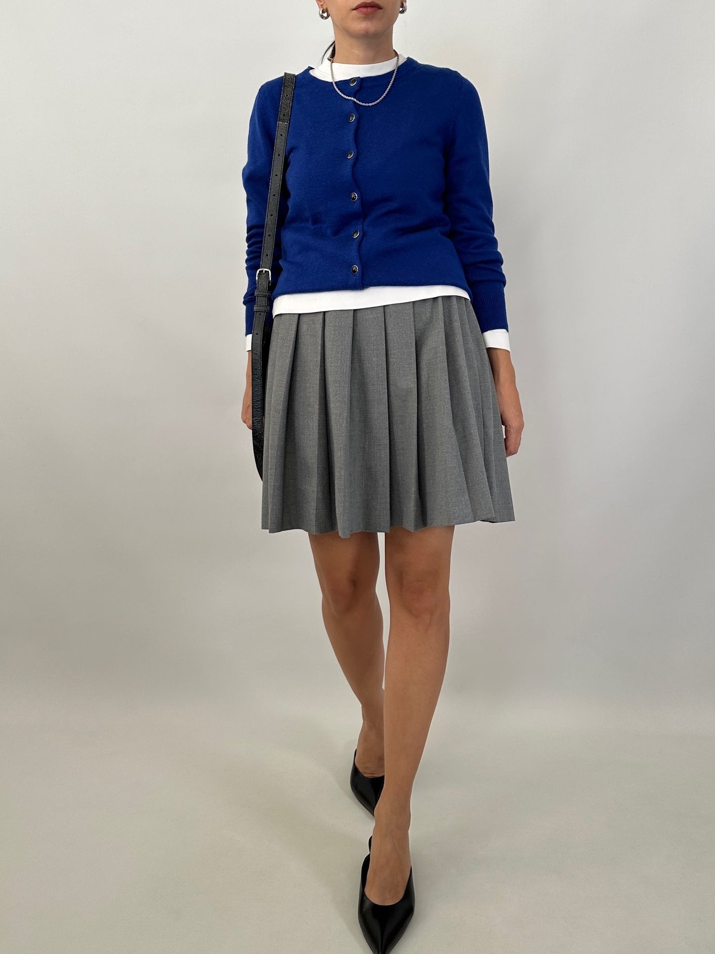 Cashmere and silk slim cardigan