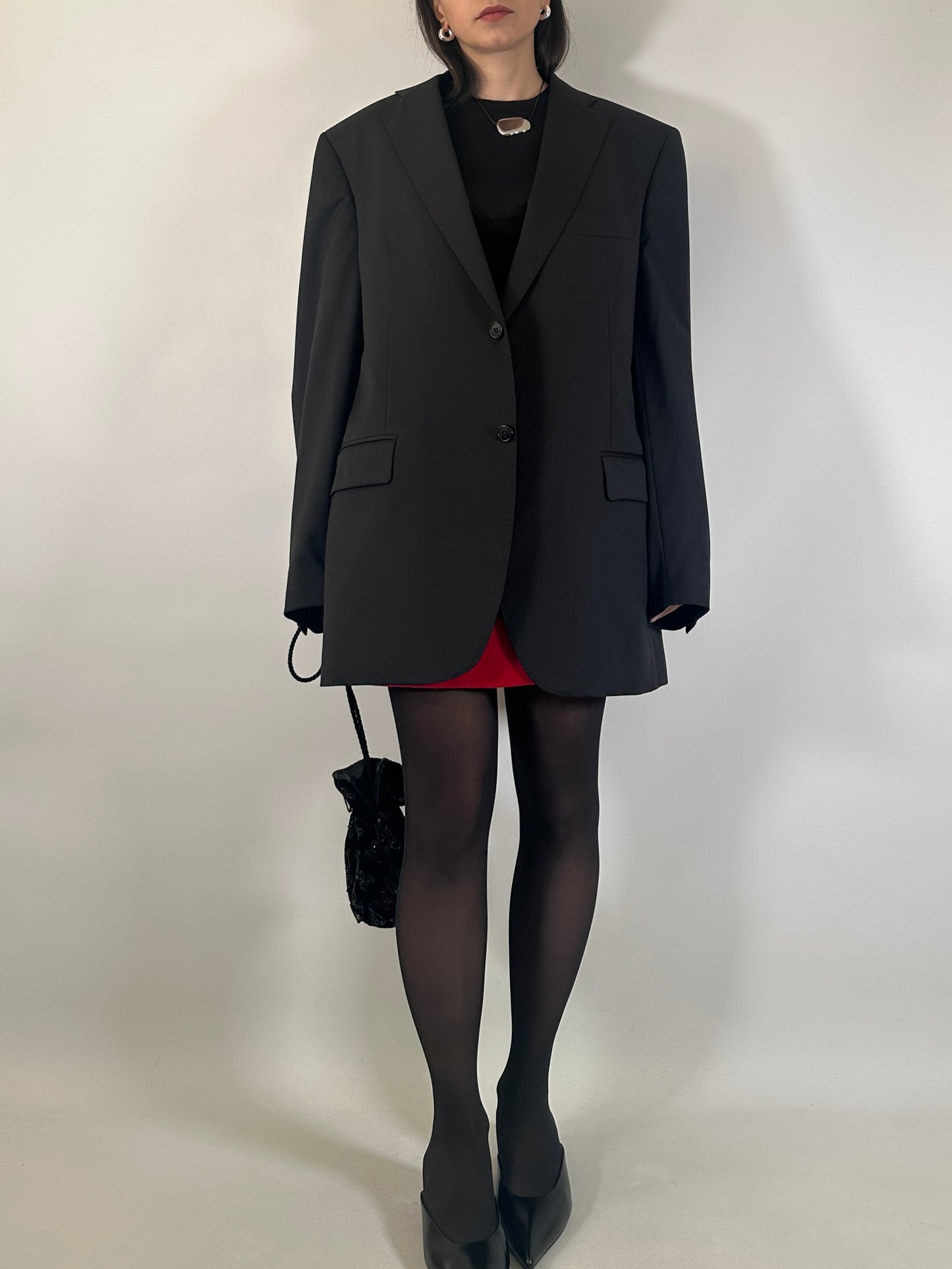 Vintage Black Tailored Blazer