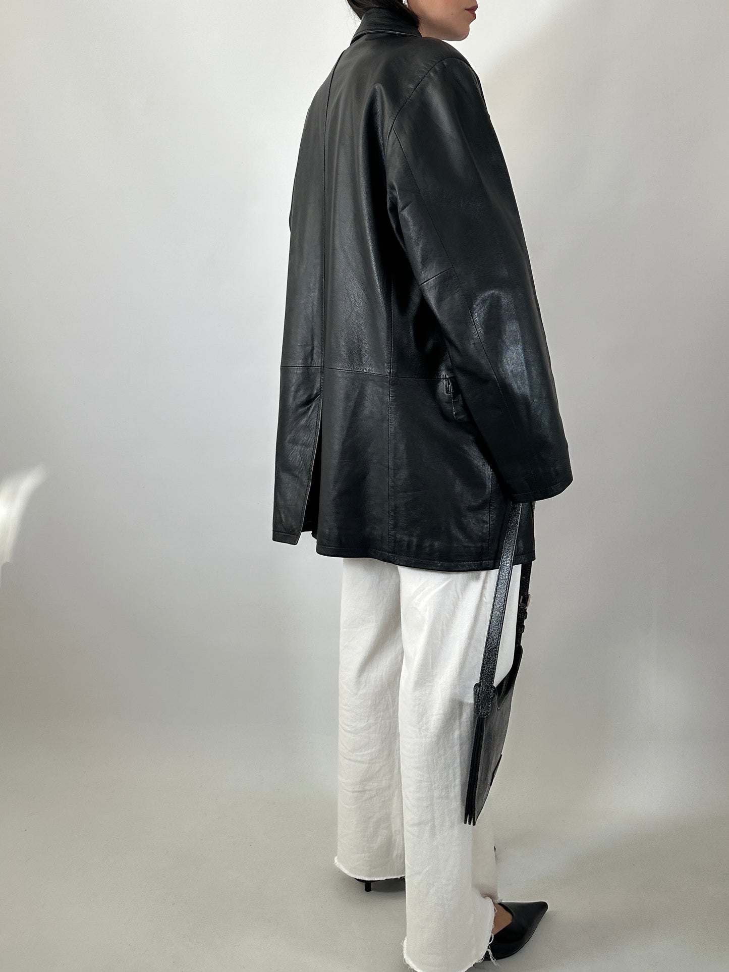 Classic soft leather jacket