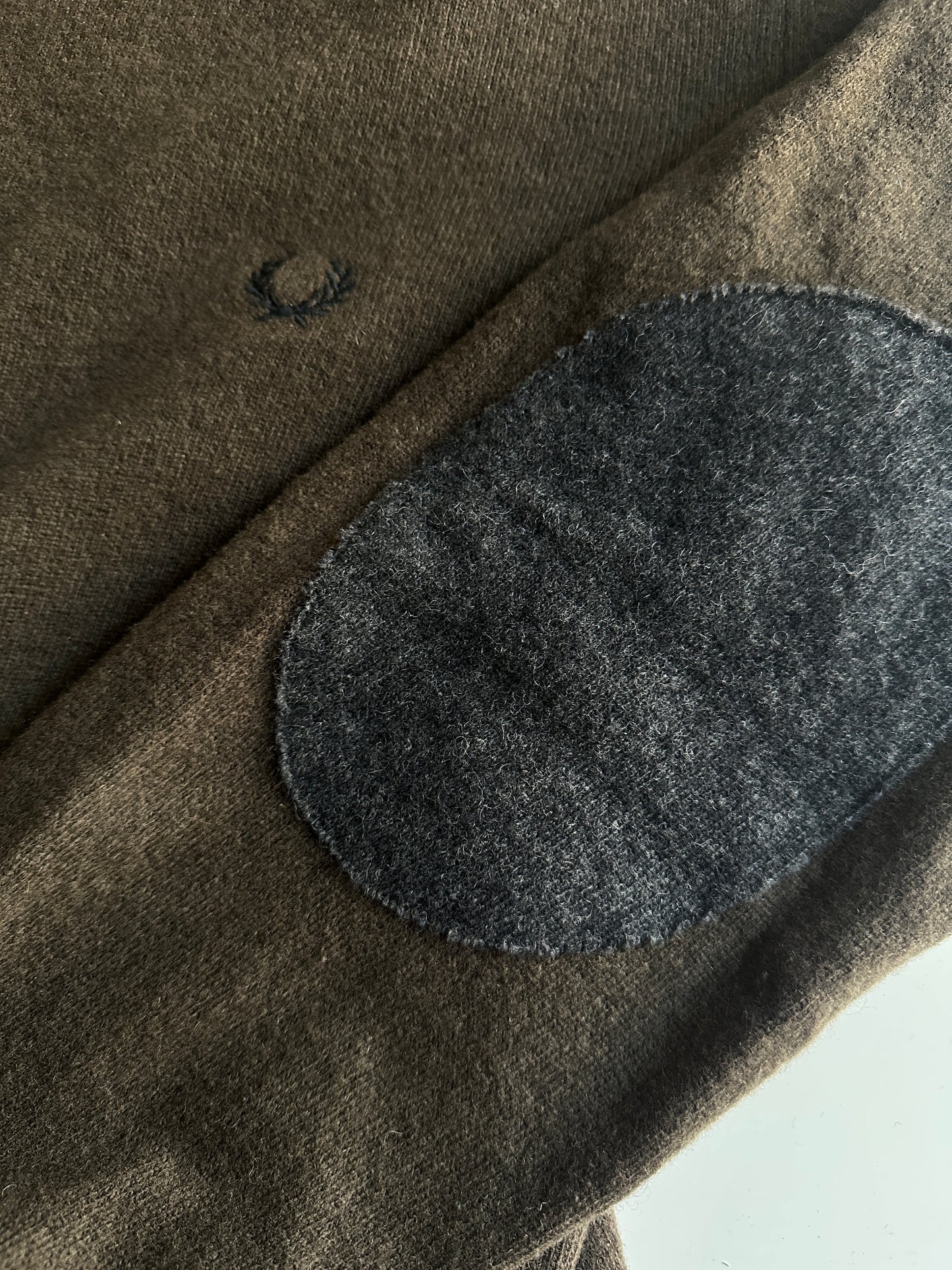 Vintage Fred Perry brown wool sweater