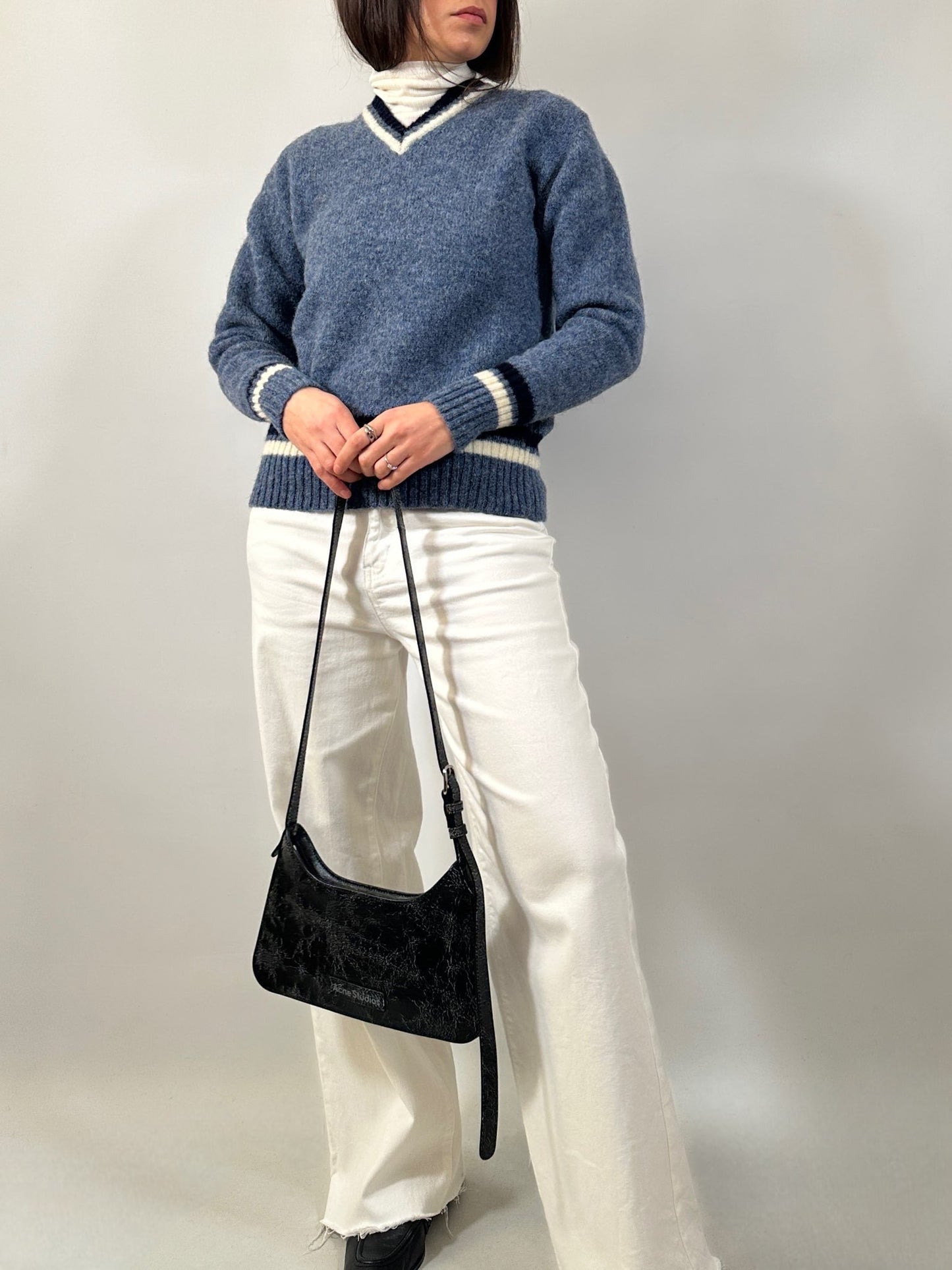 Preppy Shetland Wool Sweater