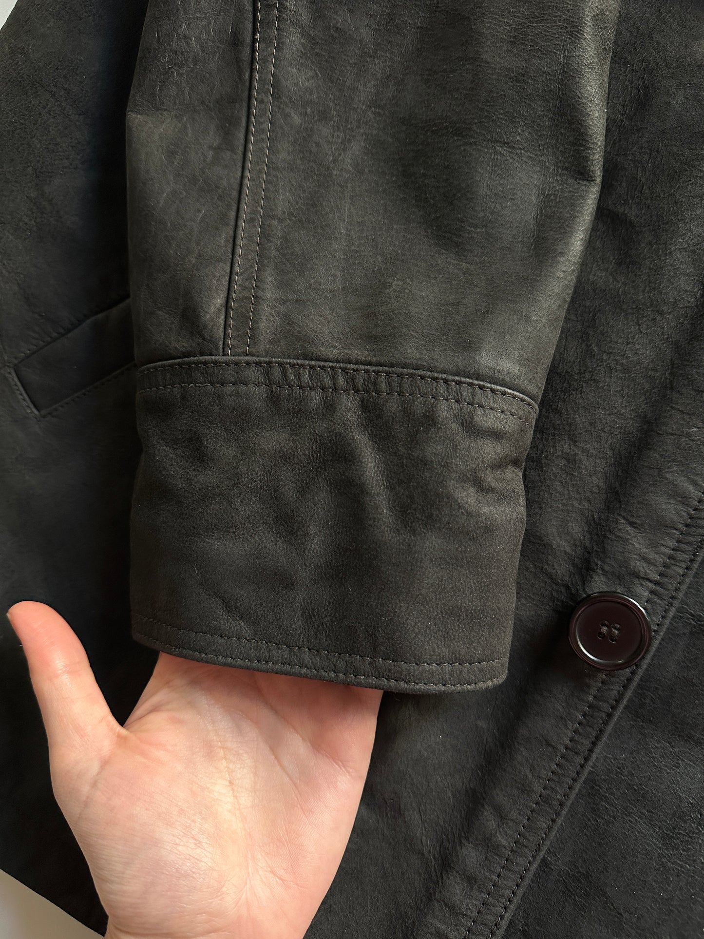 Black Buffalo Leather Jacket