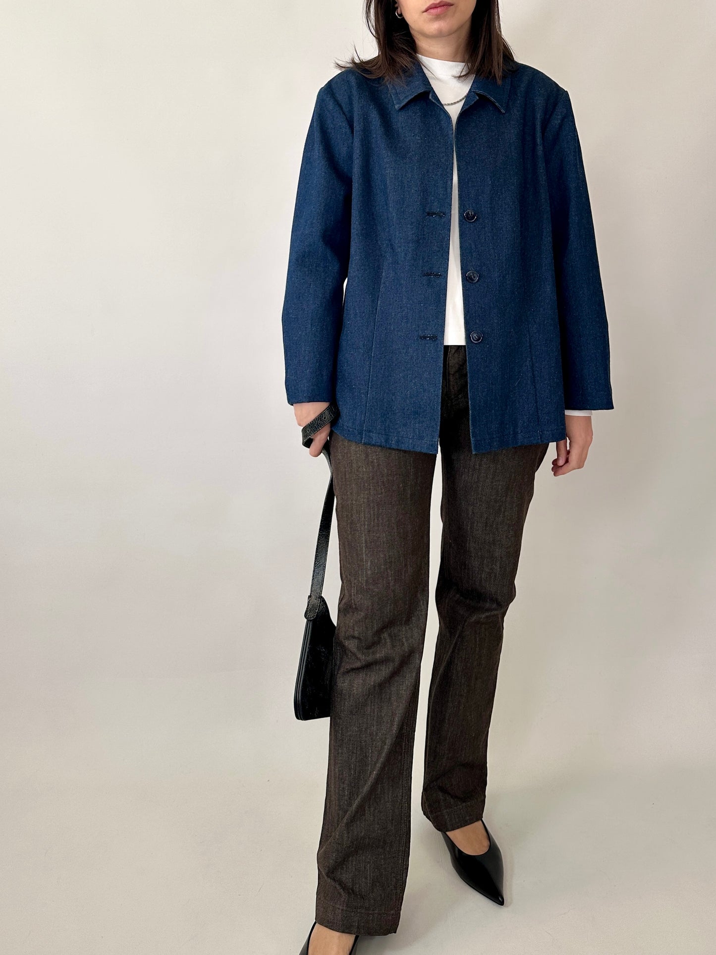 Tailored denim jacket