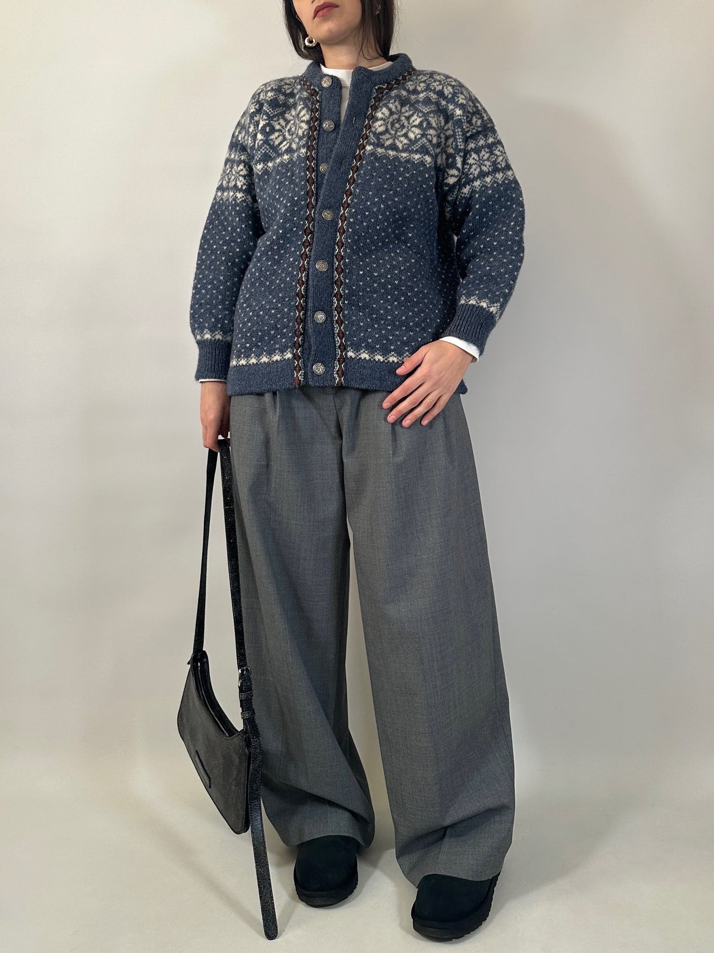 Norwegian Pure Wool Cardigan Jacket