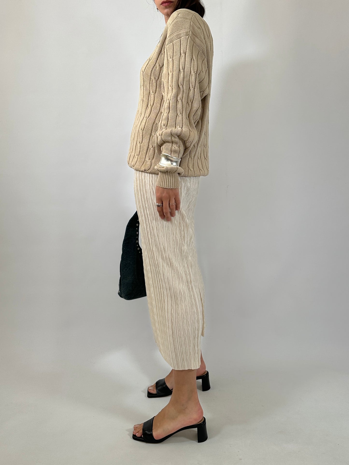 Pure Cotton Cable Knit Sweater