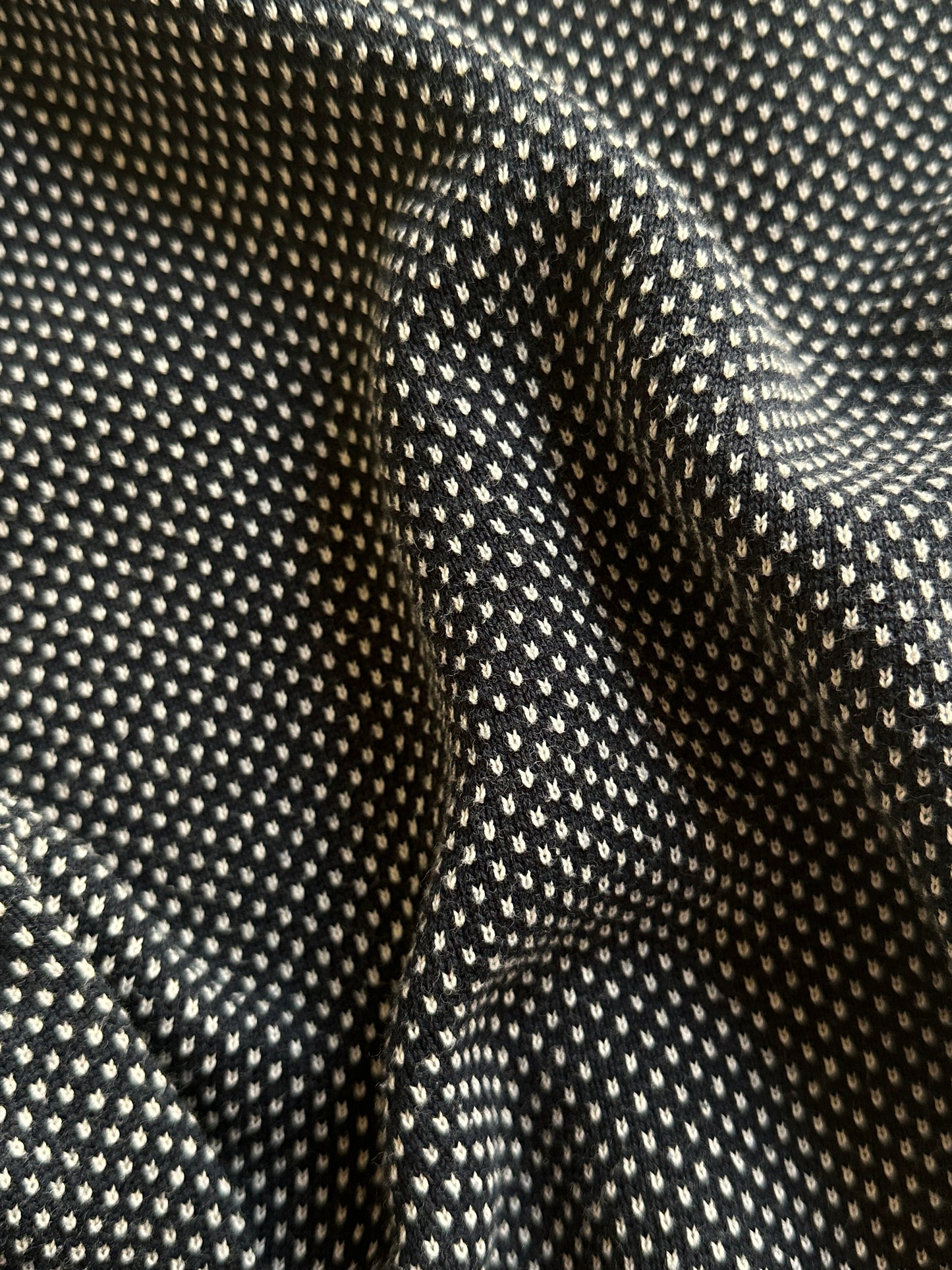 Vintage Valentino Microdot Pure Cotton Sweater