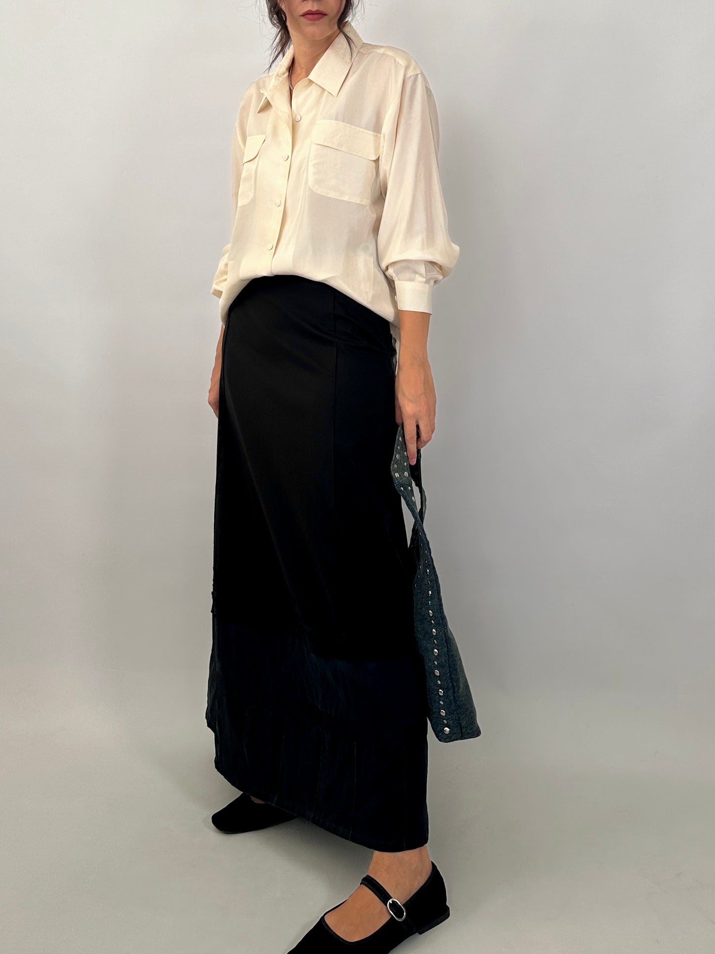 Essential pure silk shirt