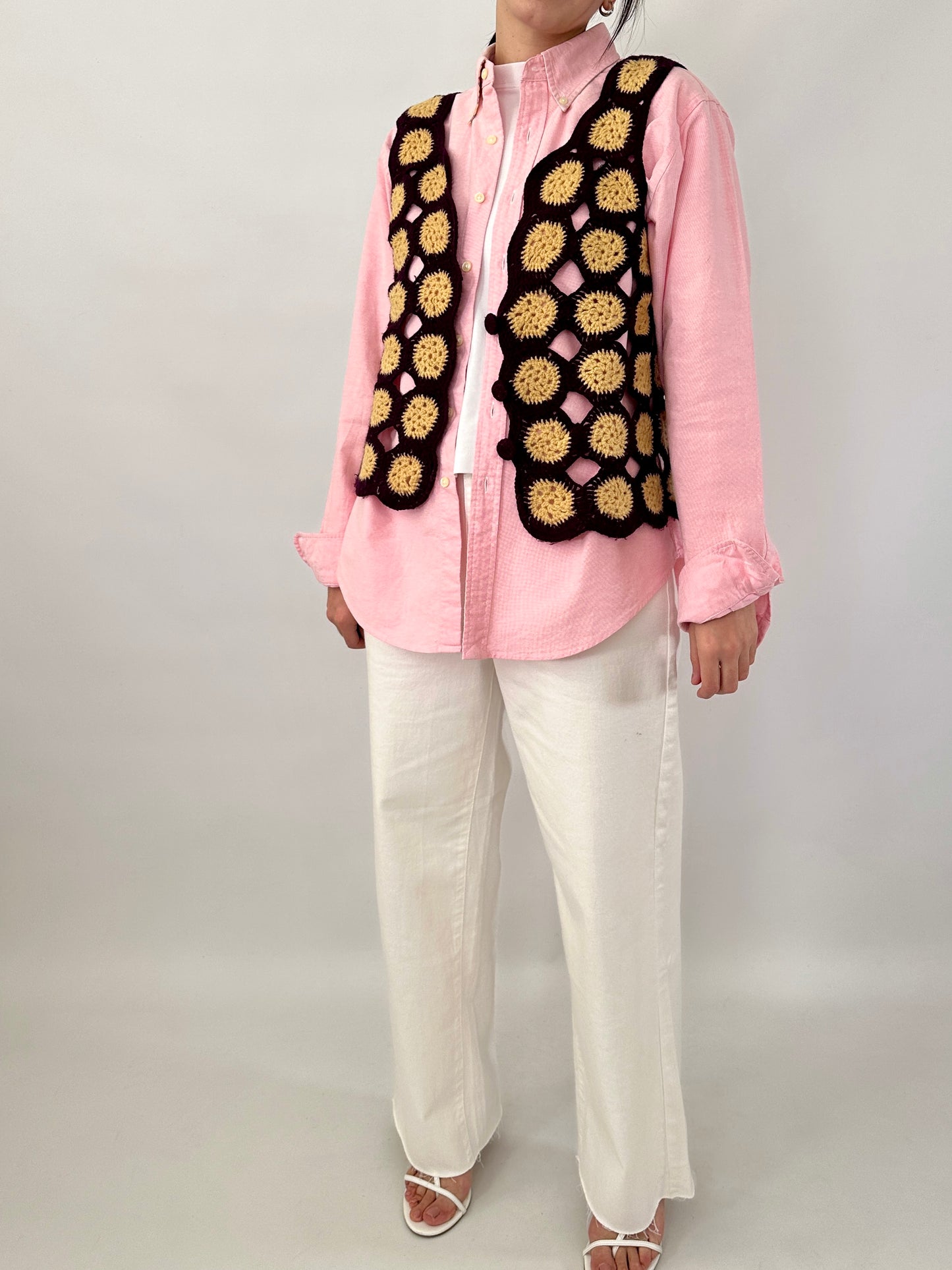 Handmade crochet vest