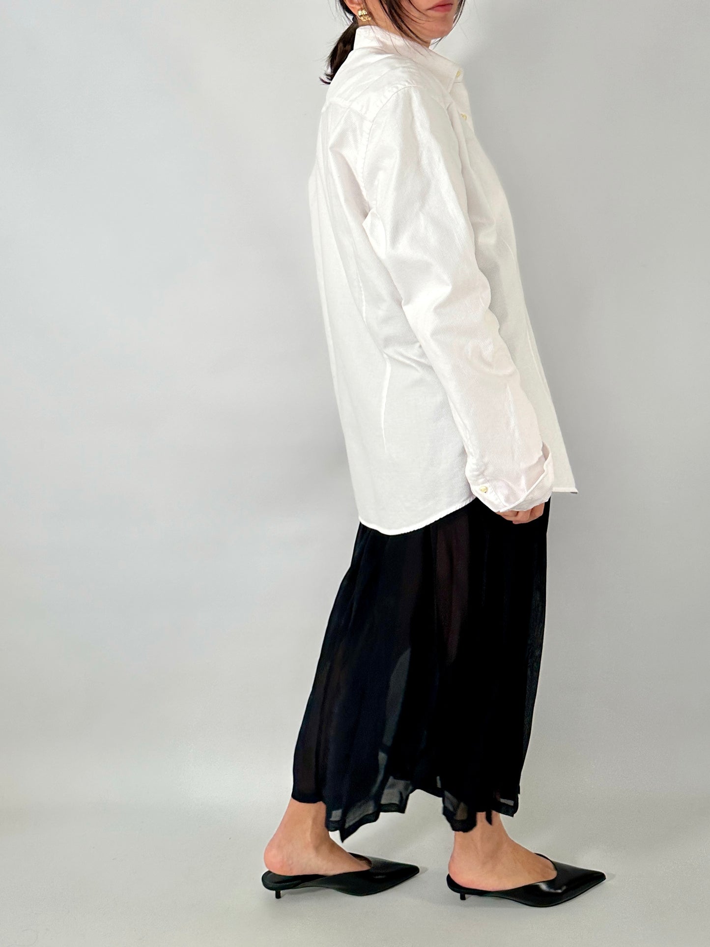 Valentino white cotton classic shirt