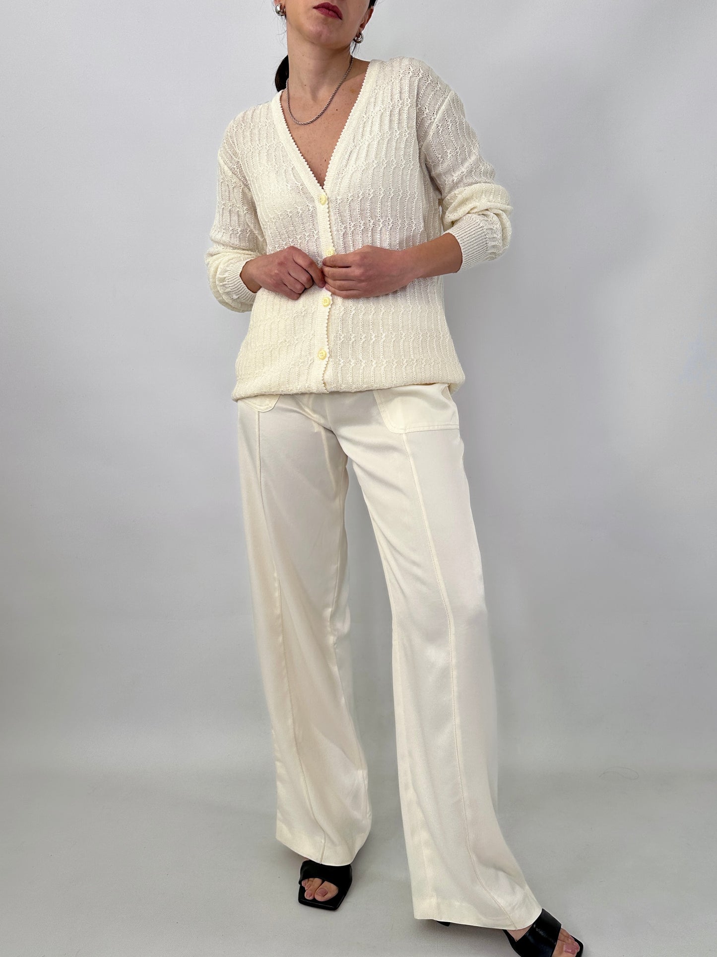 Handmade vintage crochet cardigan