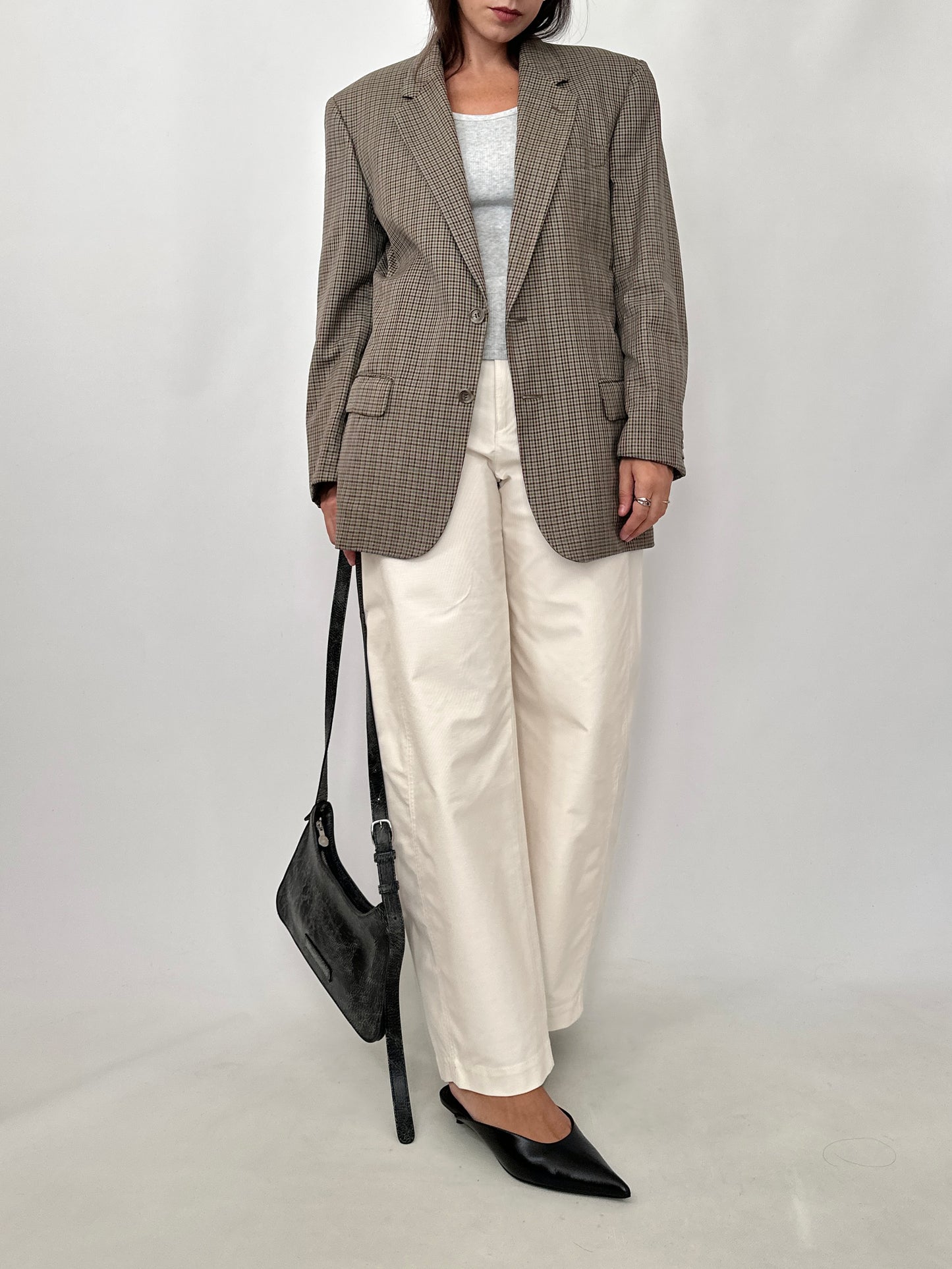 Valentino Prince of Wales Cotton Blazer