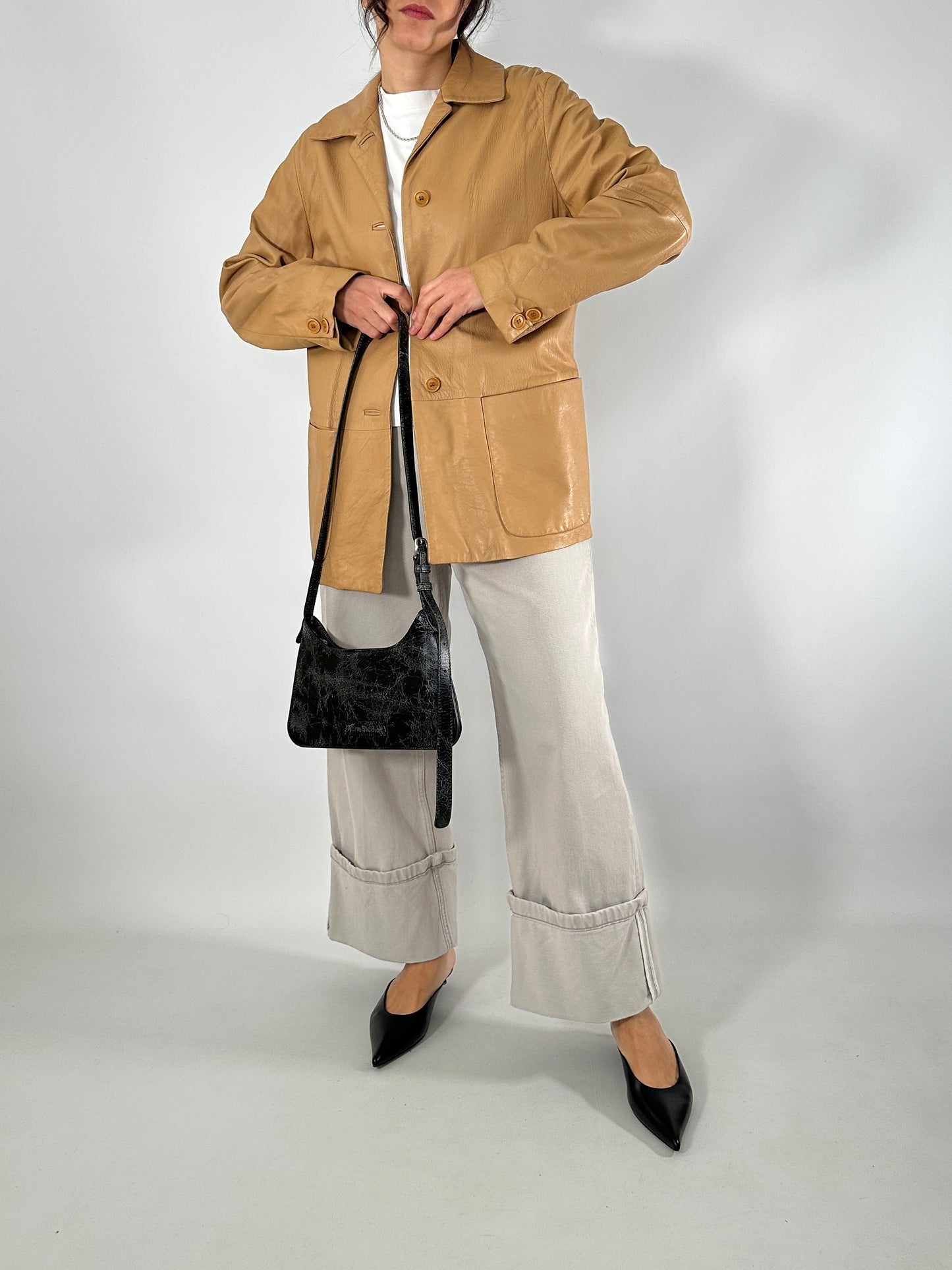 Vintage Marella soft leather jacket