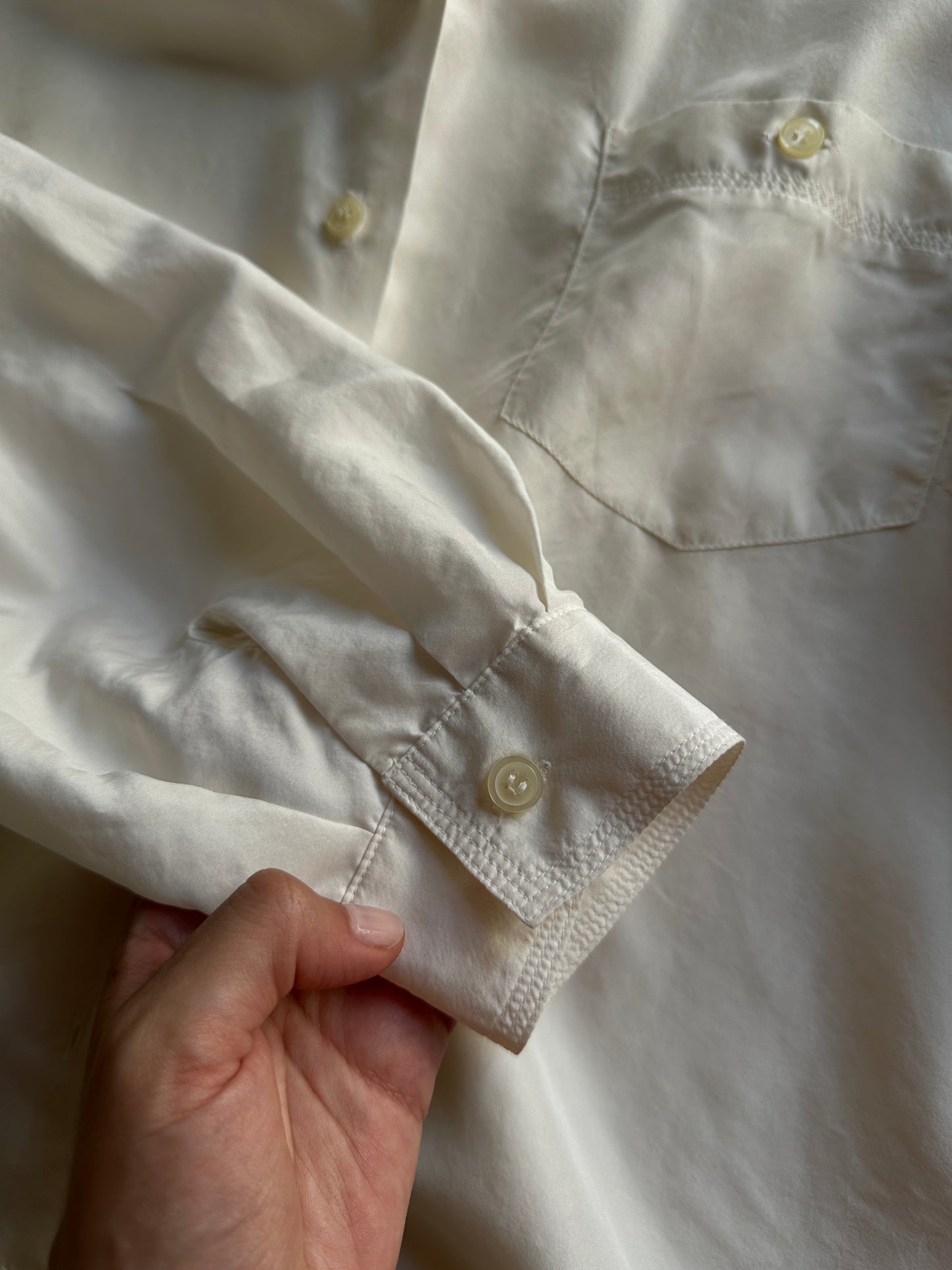 Essential Oversized Silk Shirt