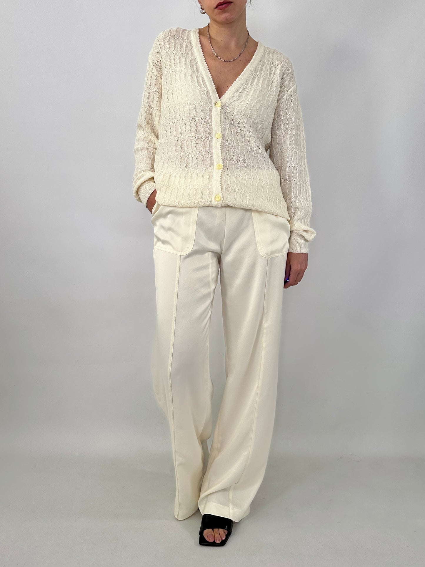 Handmade vintage crochet cardigan