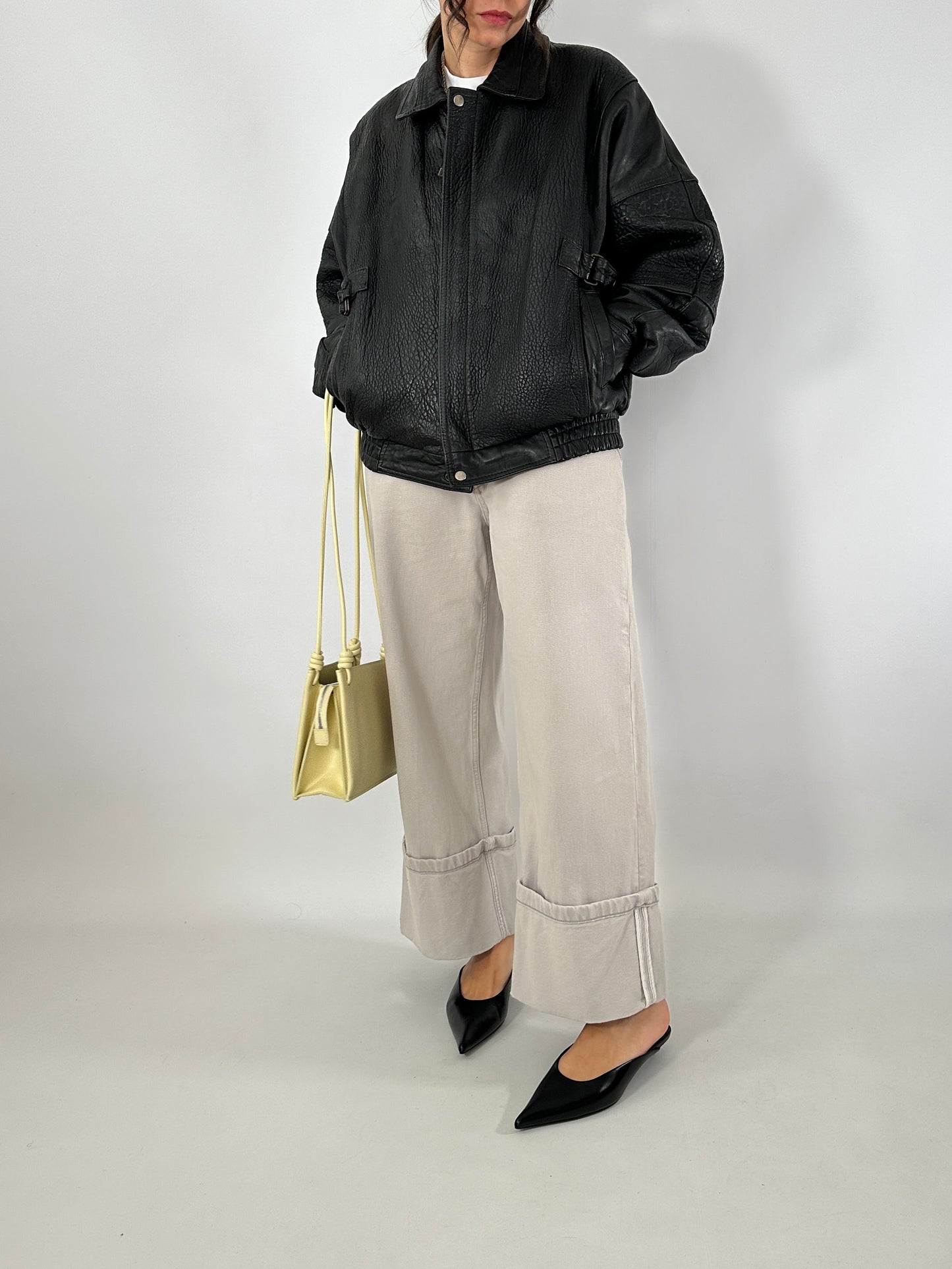Valentino vintage leather bomber