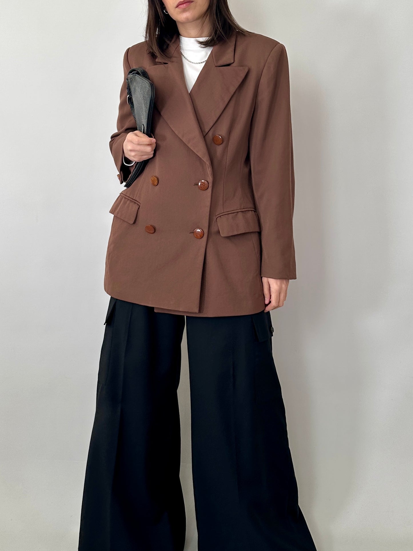 Sportmax chocolate blazer