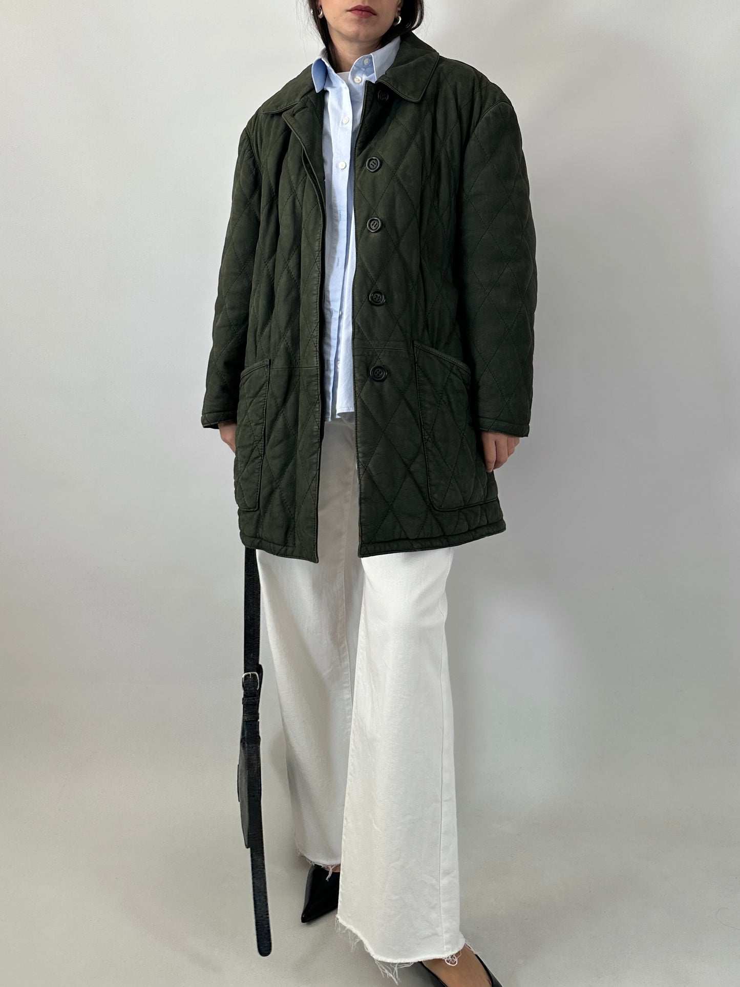 Tailor-made quilted leather jacket