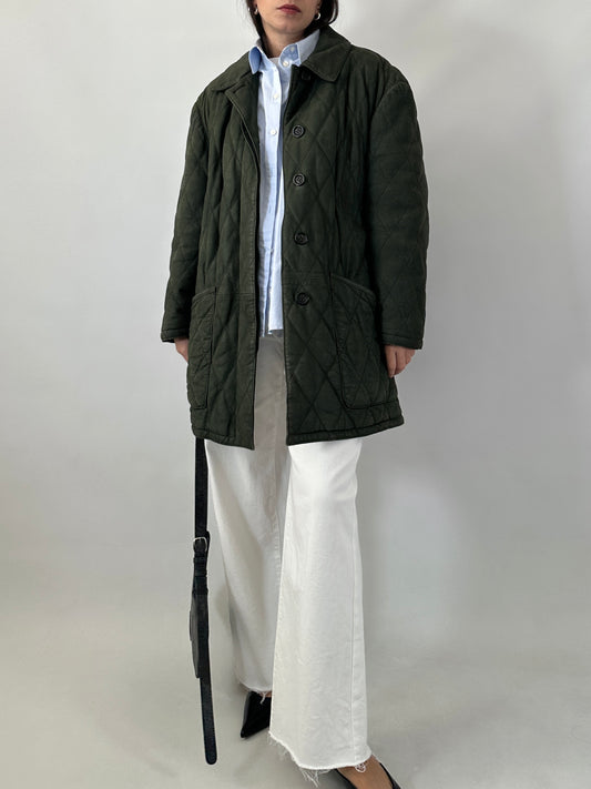 Tailor-made quilted leather jacket