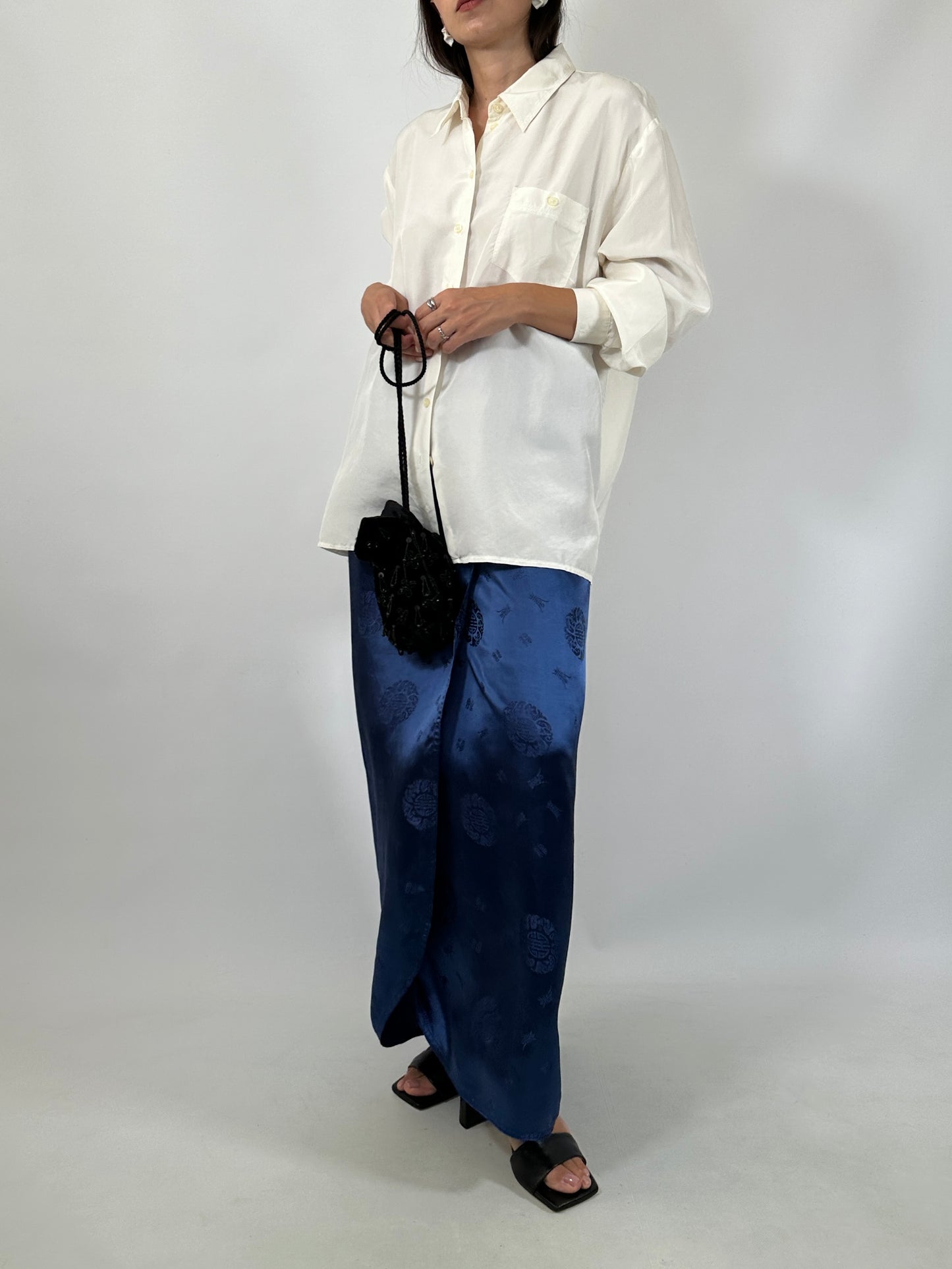 Essential Oversized Silk Shirt