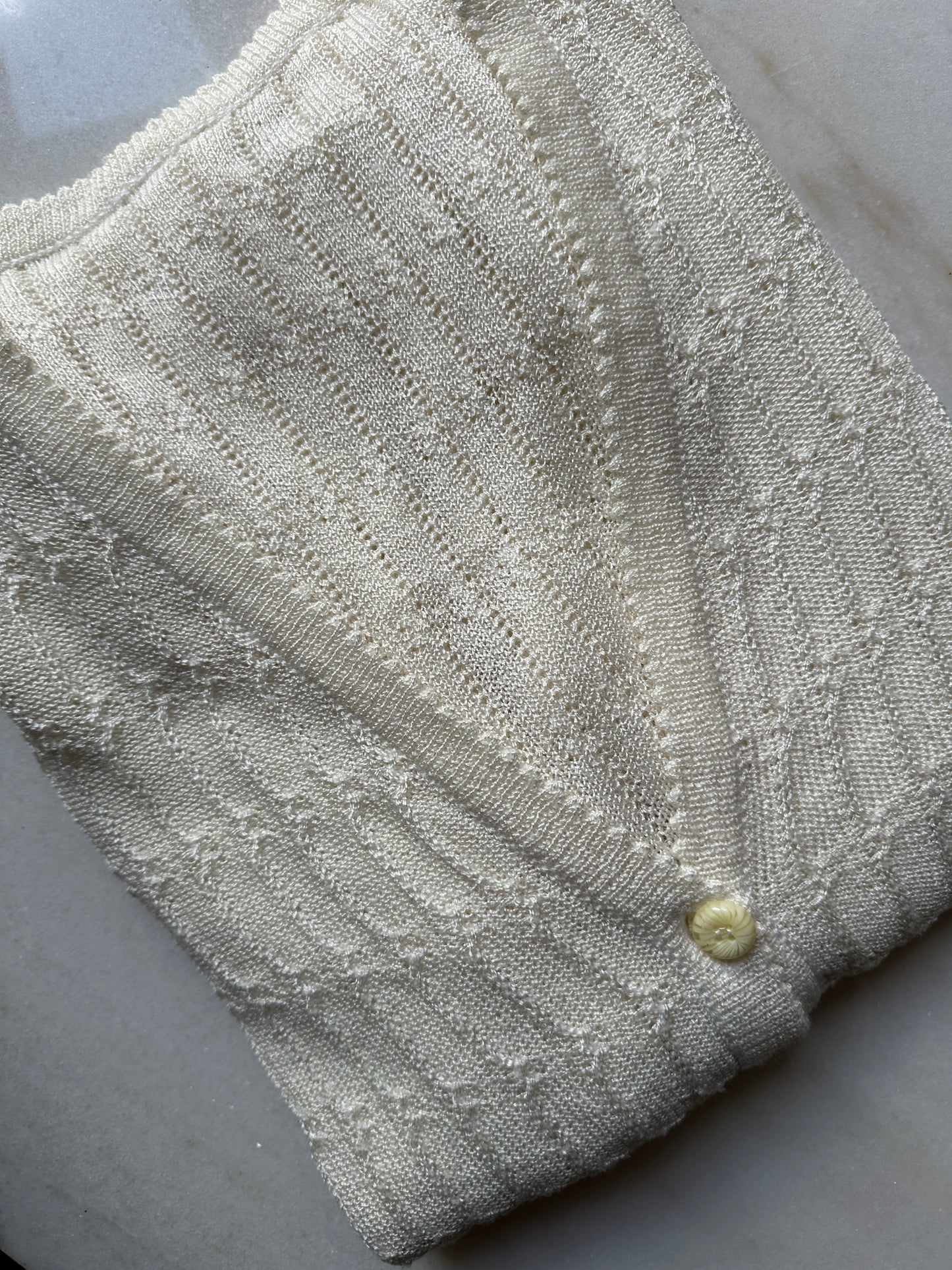 Handmade vintage crochet cardigan